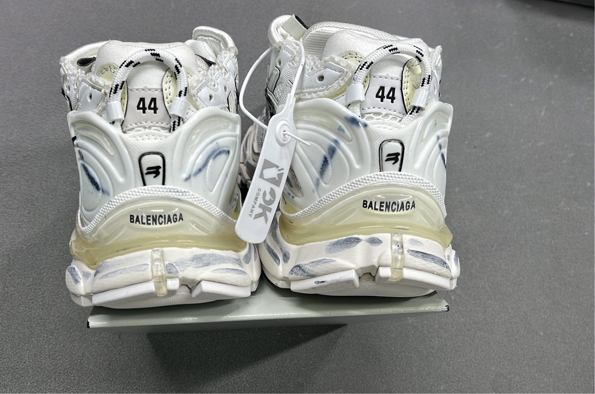 Balenciaga Runner 7.0 Series Blue White Sneakers