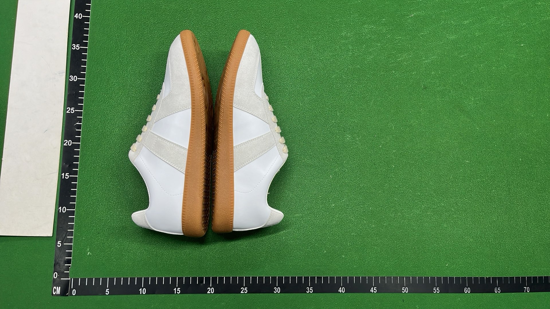 HD White and Grey Sneakers with Gum Sole