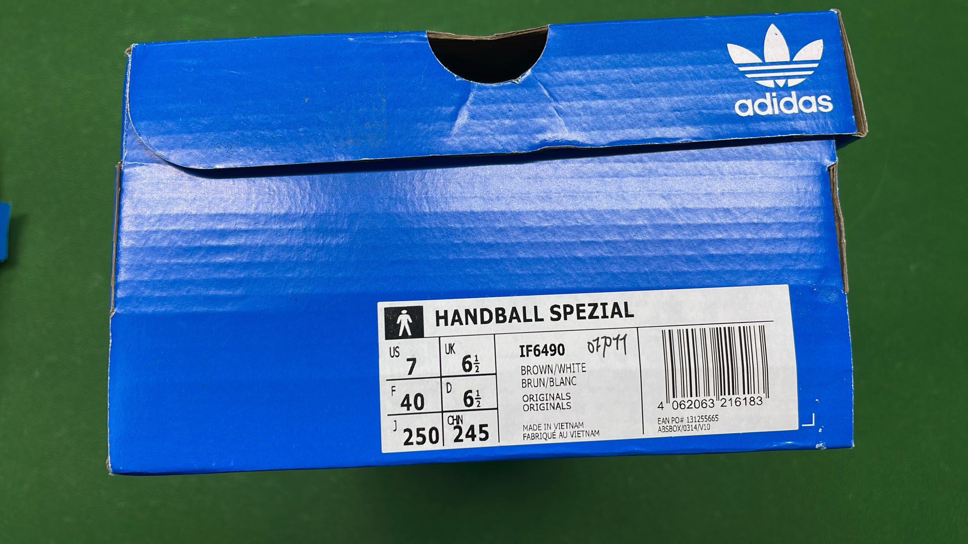 Adidas Spezial Blue Suede Sneakers
