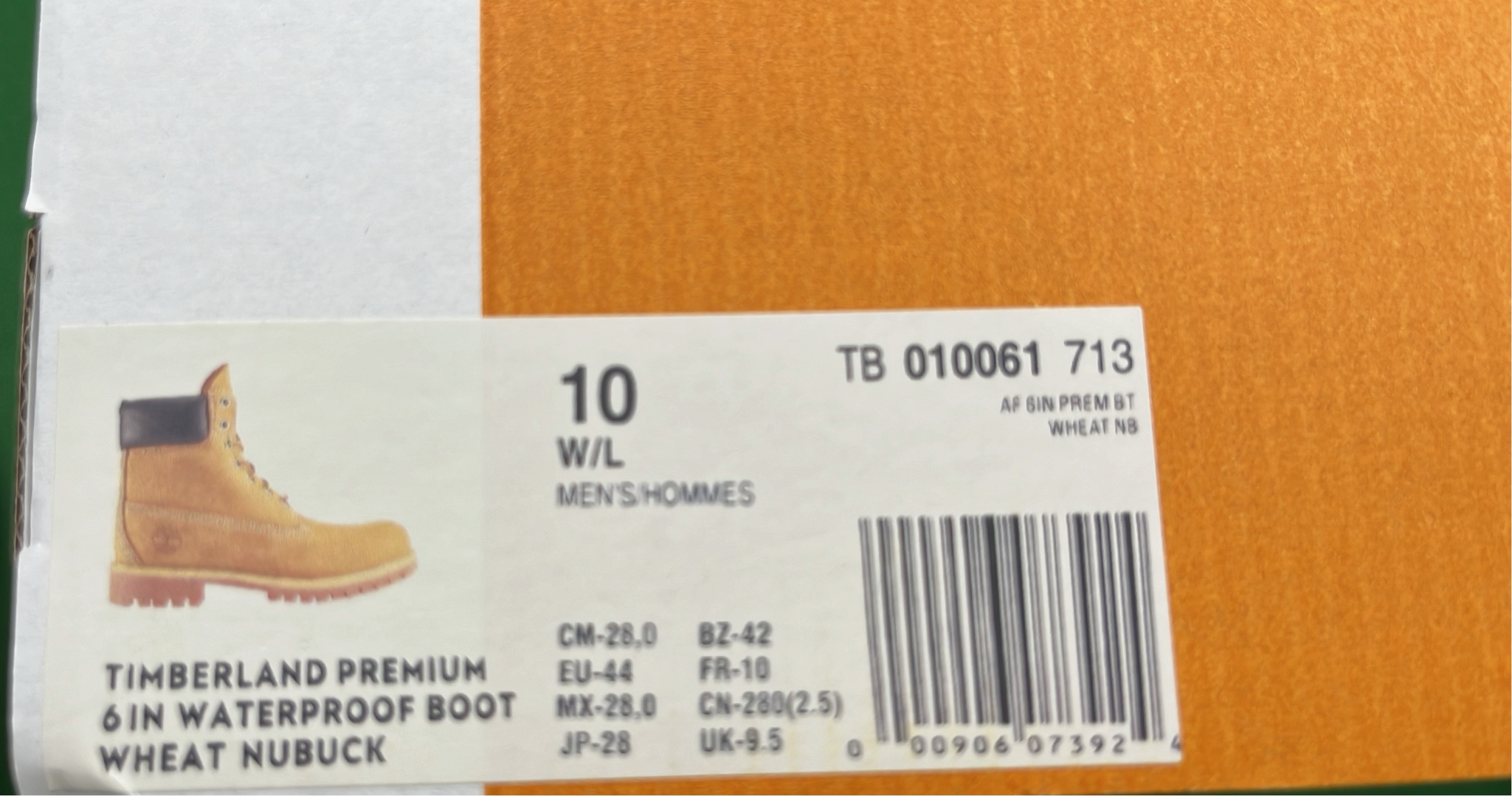 Timberland Yellow High Boots for Men
