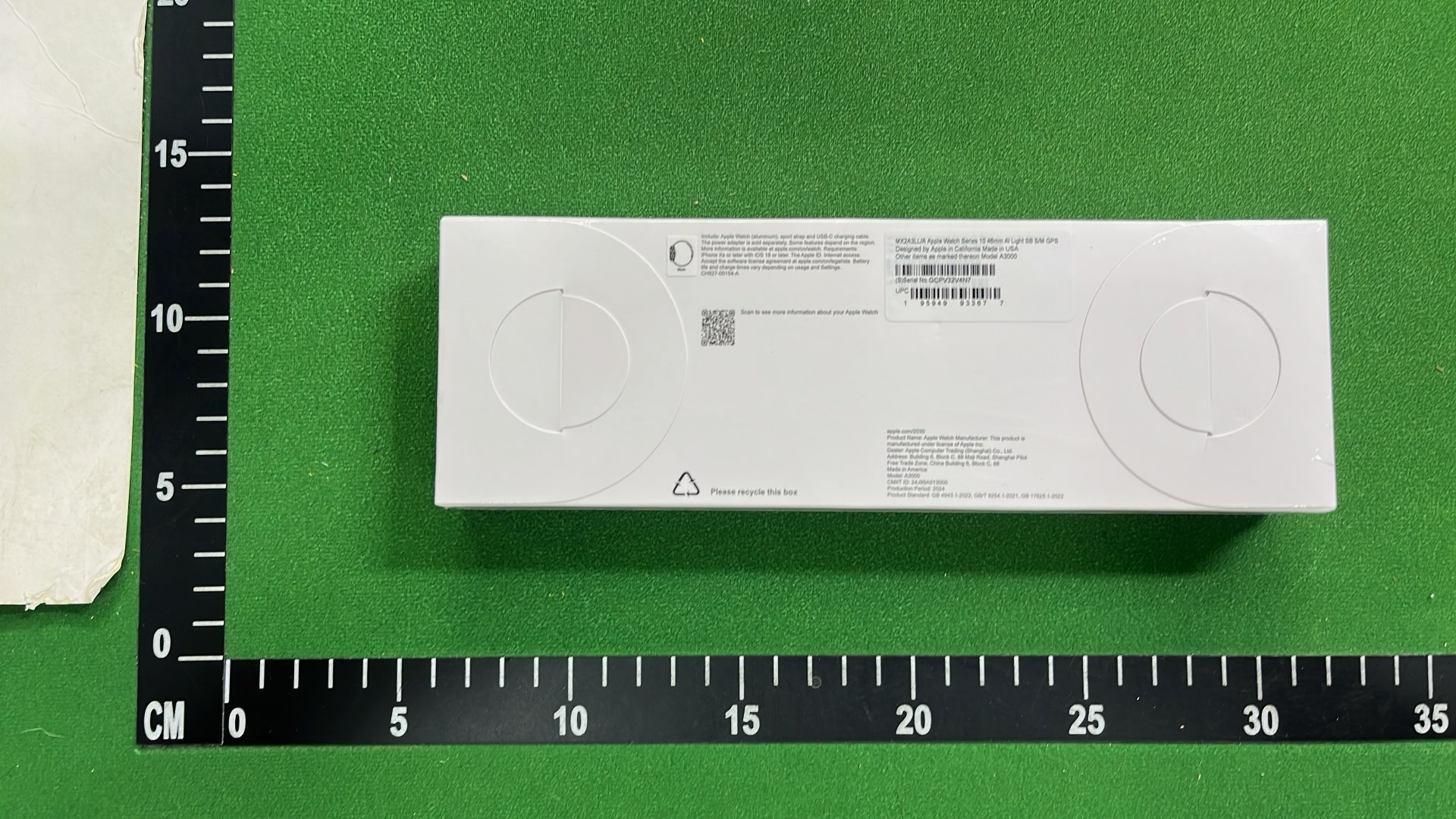 Apple Watch Series 9 Smartwatch with Black and Gray Bands
