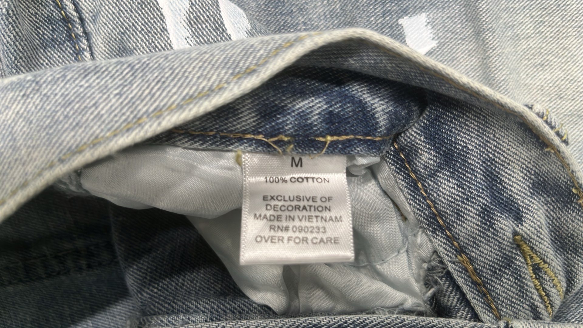 Distressed Ripped Denim Jeans with Side Slits