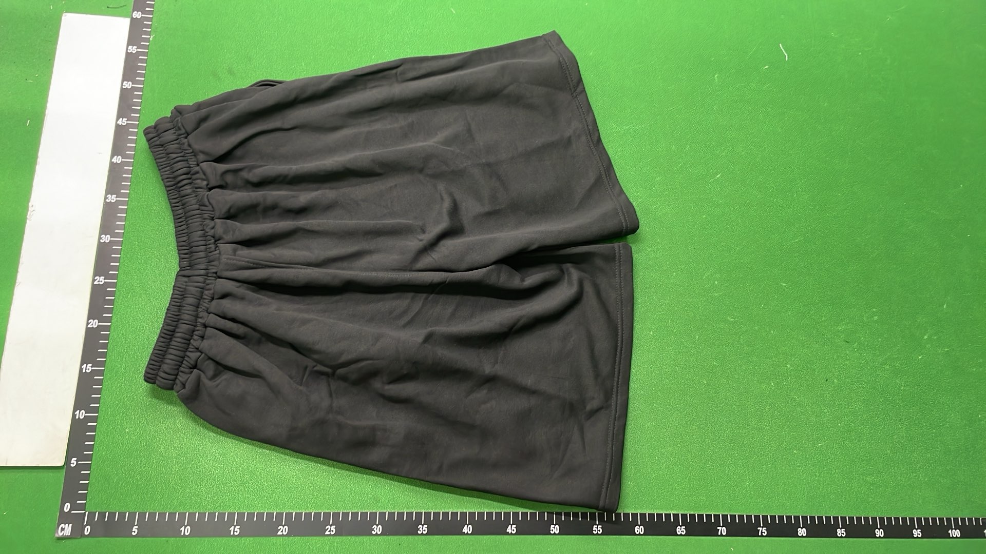 Stussy Black Logo Print Shorts for Men