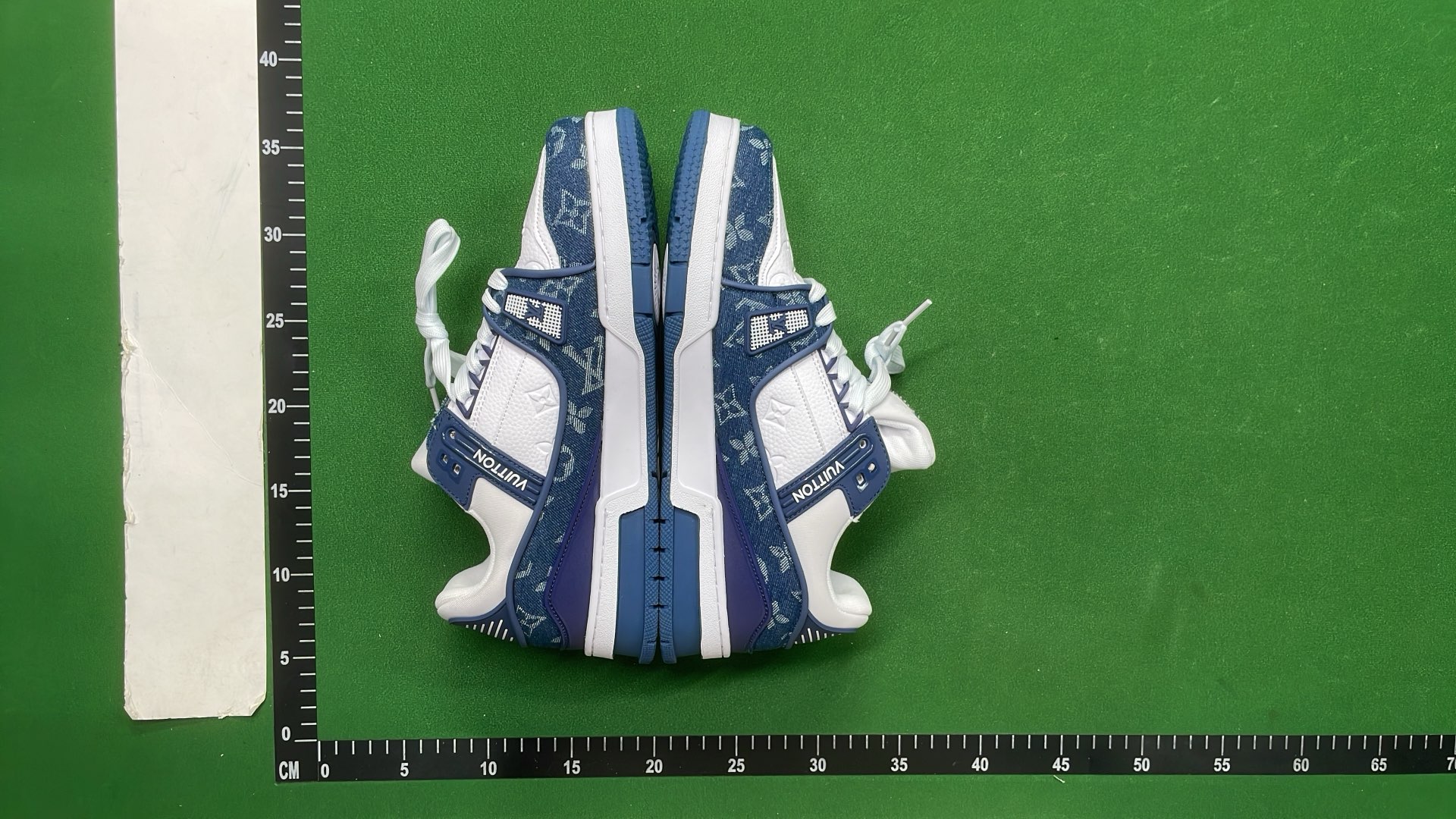 LV Monogram Denim Sneakers for Men Women