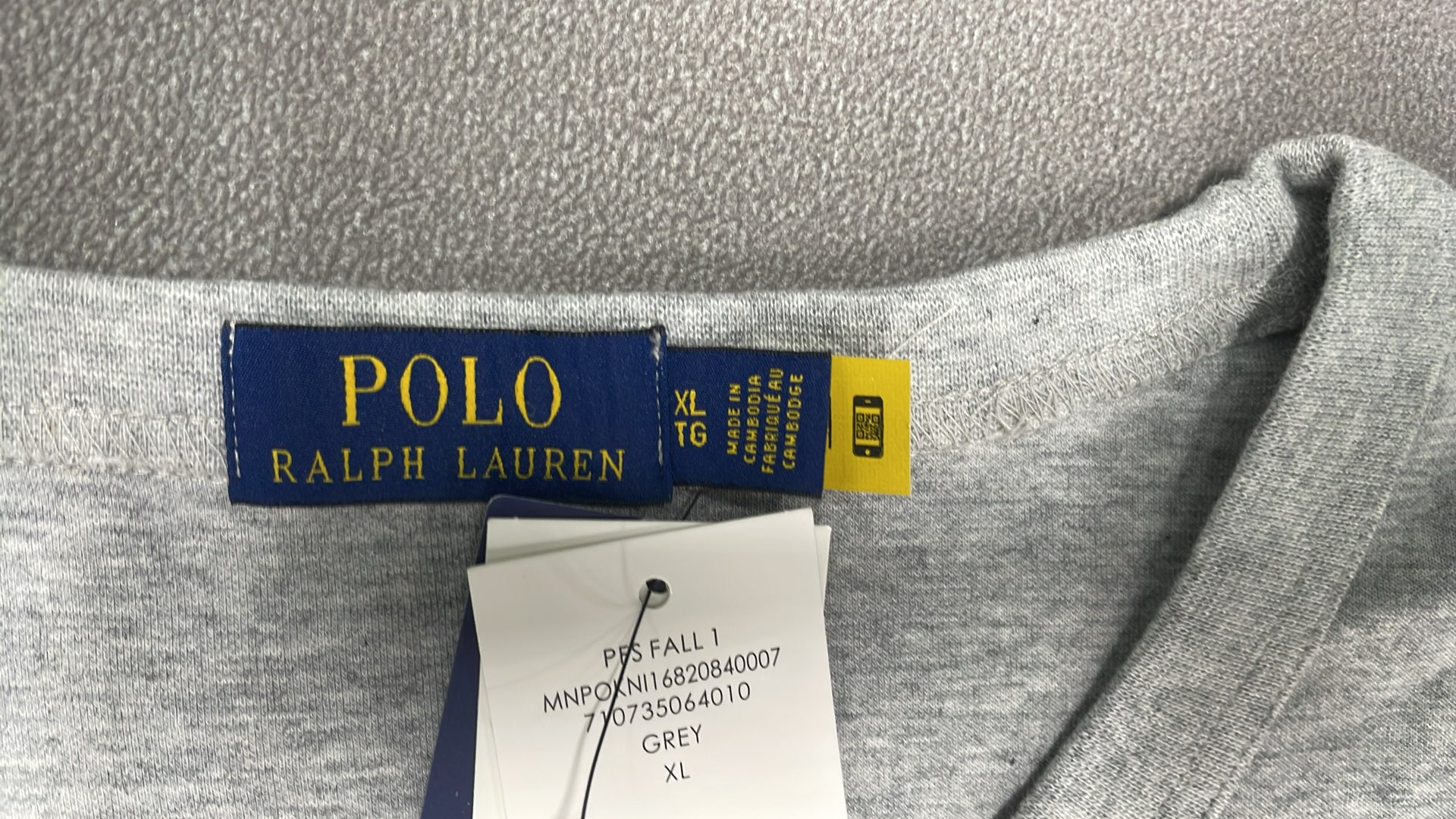 Men's Crew Neck Sweatshirt - Gray