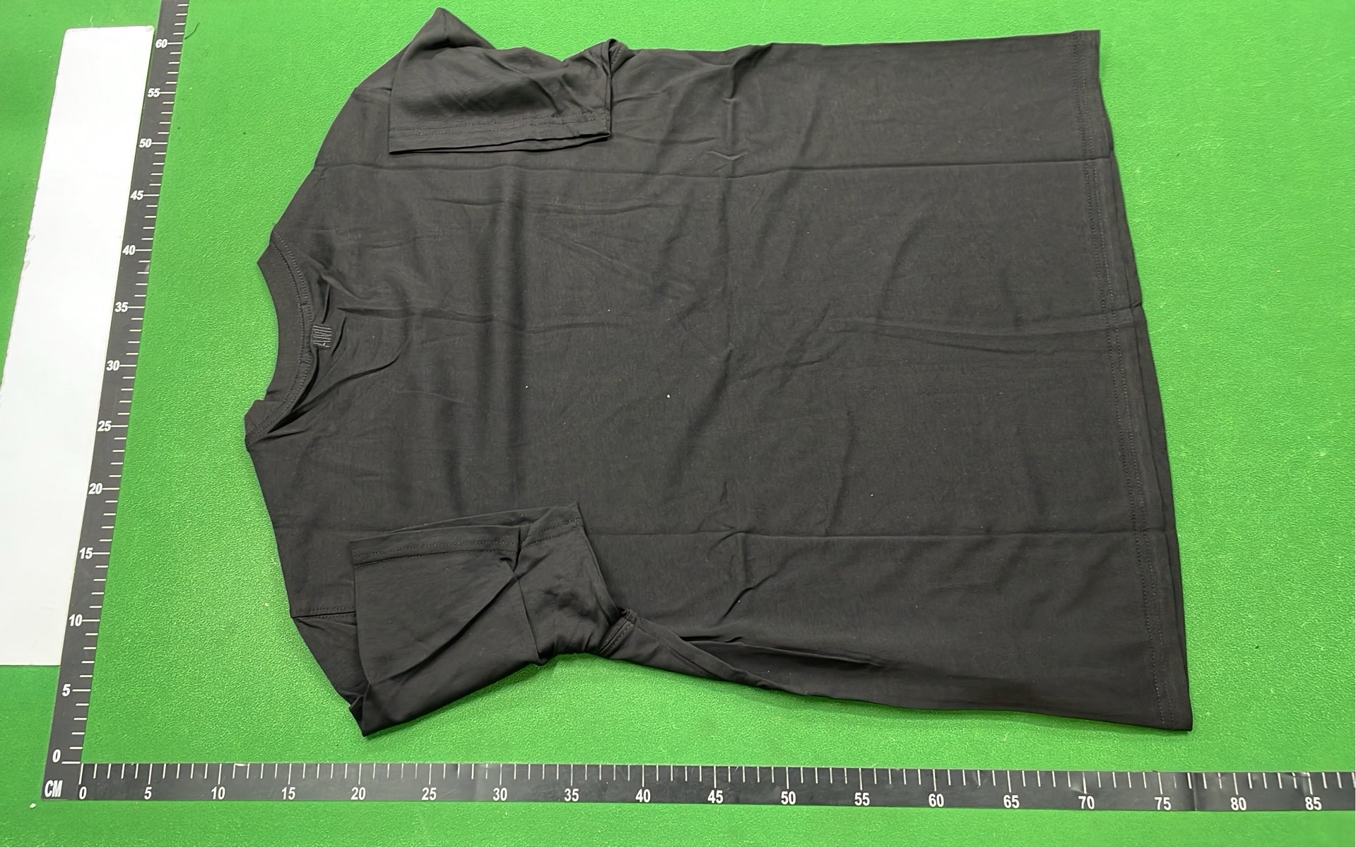 Minimalist T-Shirt with Small Red Logo