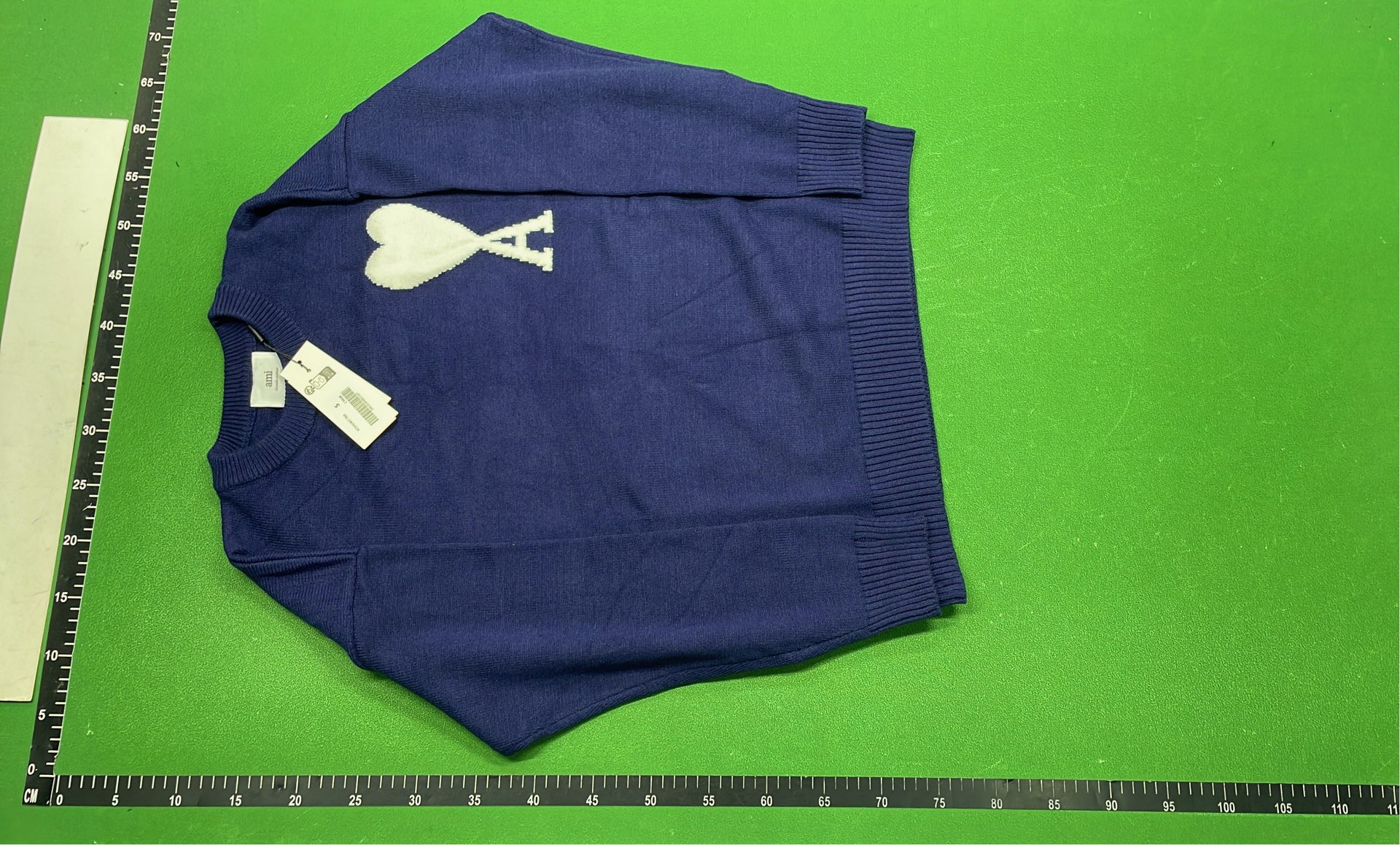 Ami Paris Heart A Logo Knit Sweater
