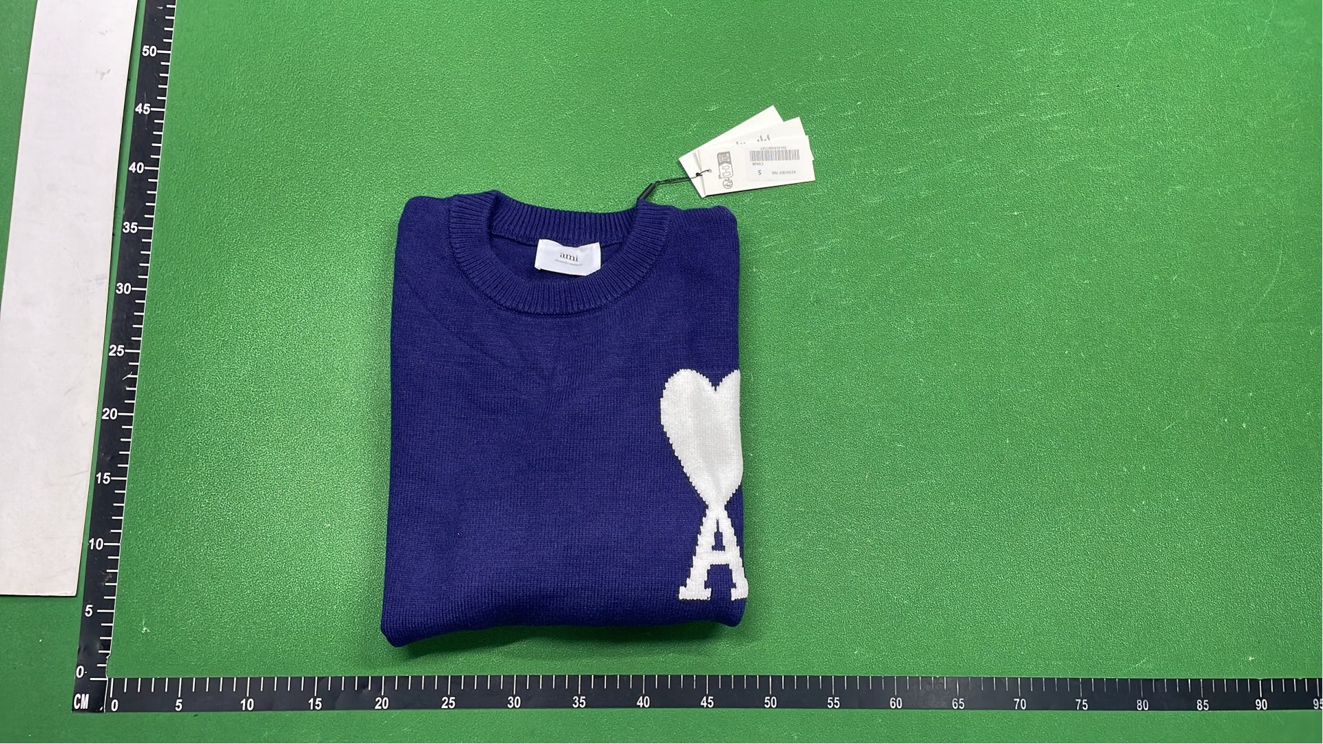 Ami Paris Heart A Logo Knit Sweater
