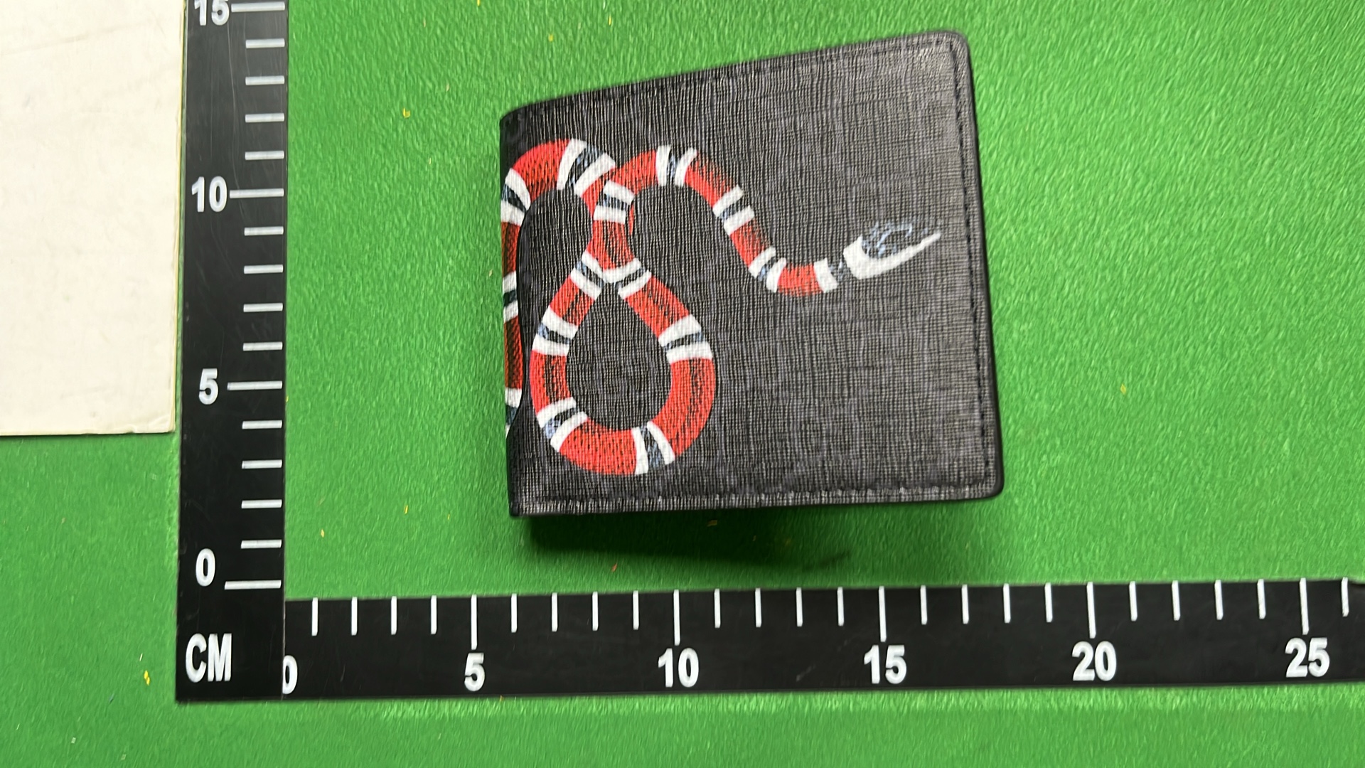 Louis Vuitton Snake Print Wallet 60223 Black Monogram