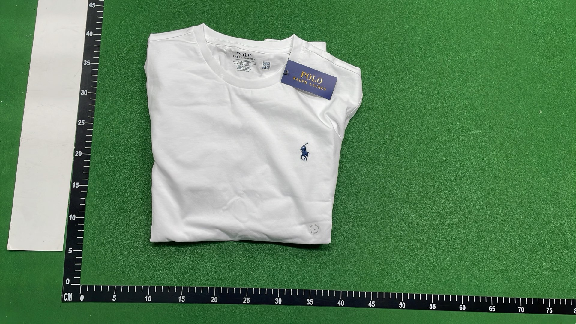 Men's White Long Sleeve Crewneck T-Shirt
