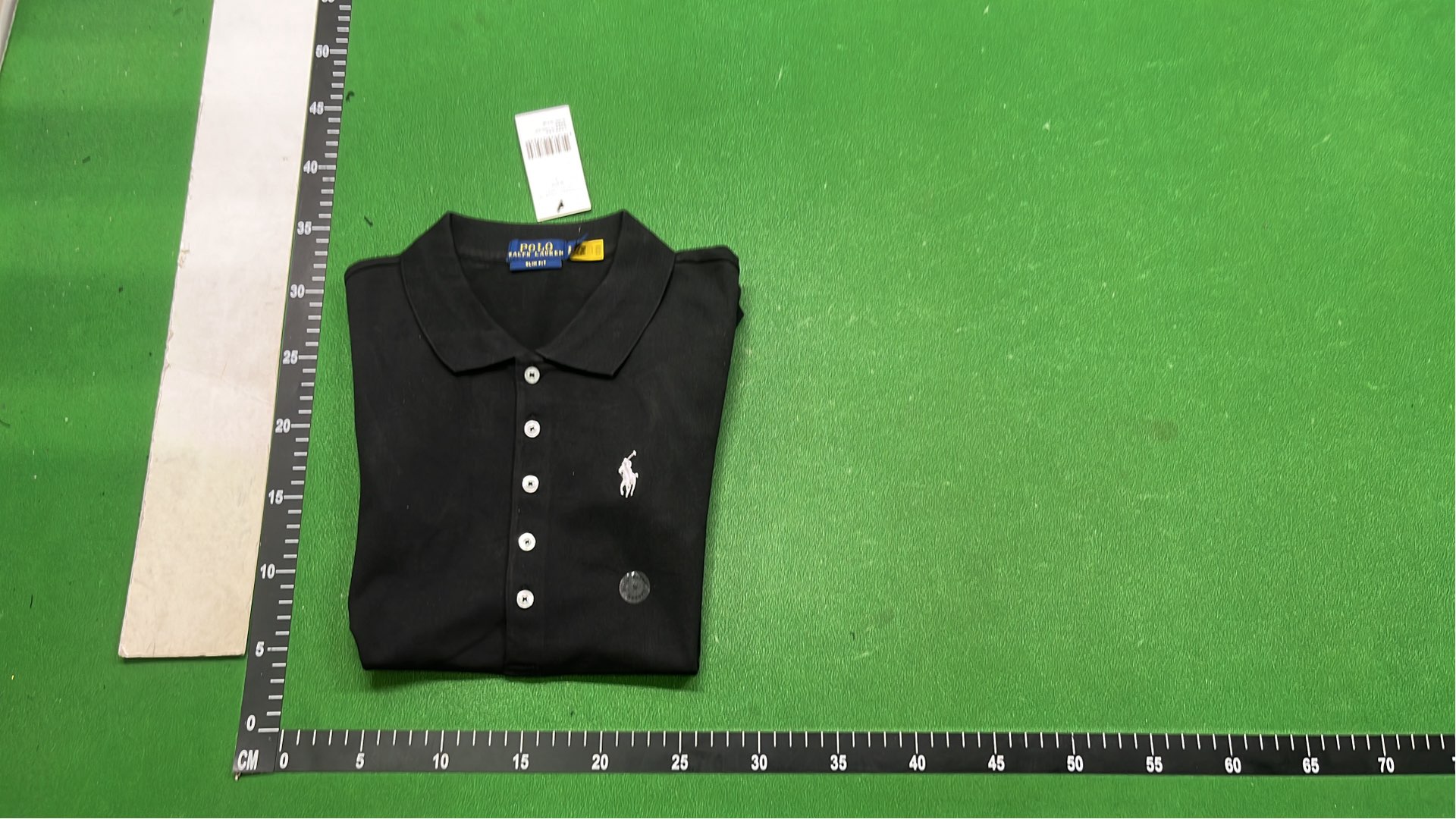 Women's Navy Blue Polo Shirt with Red Pony Logo