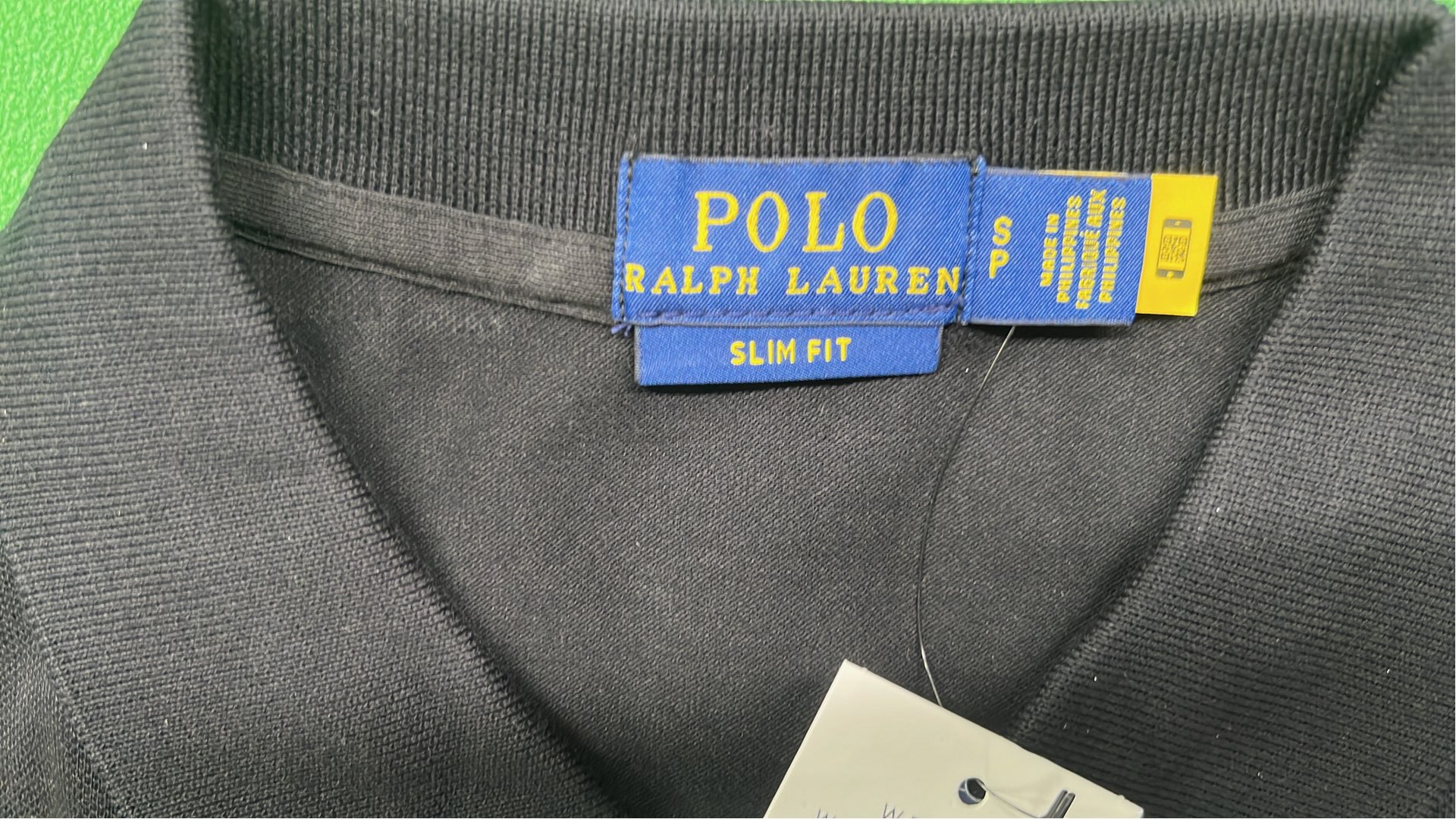 Women's Navy Blue Polo Shirt with Red Pony Logo