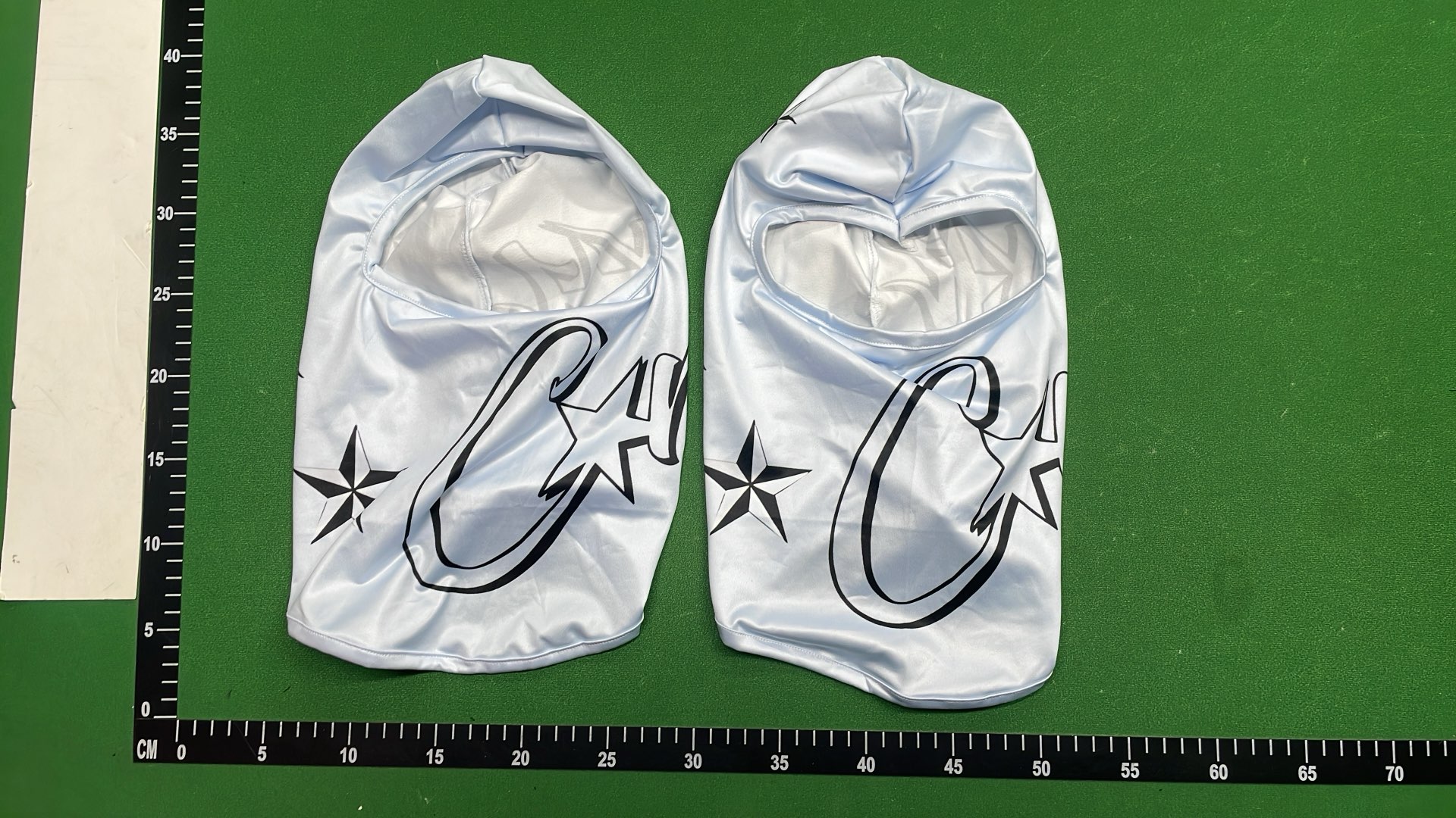 Blue BAPE Hoodie with Face Mask Design