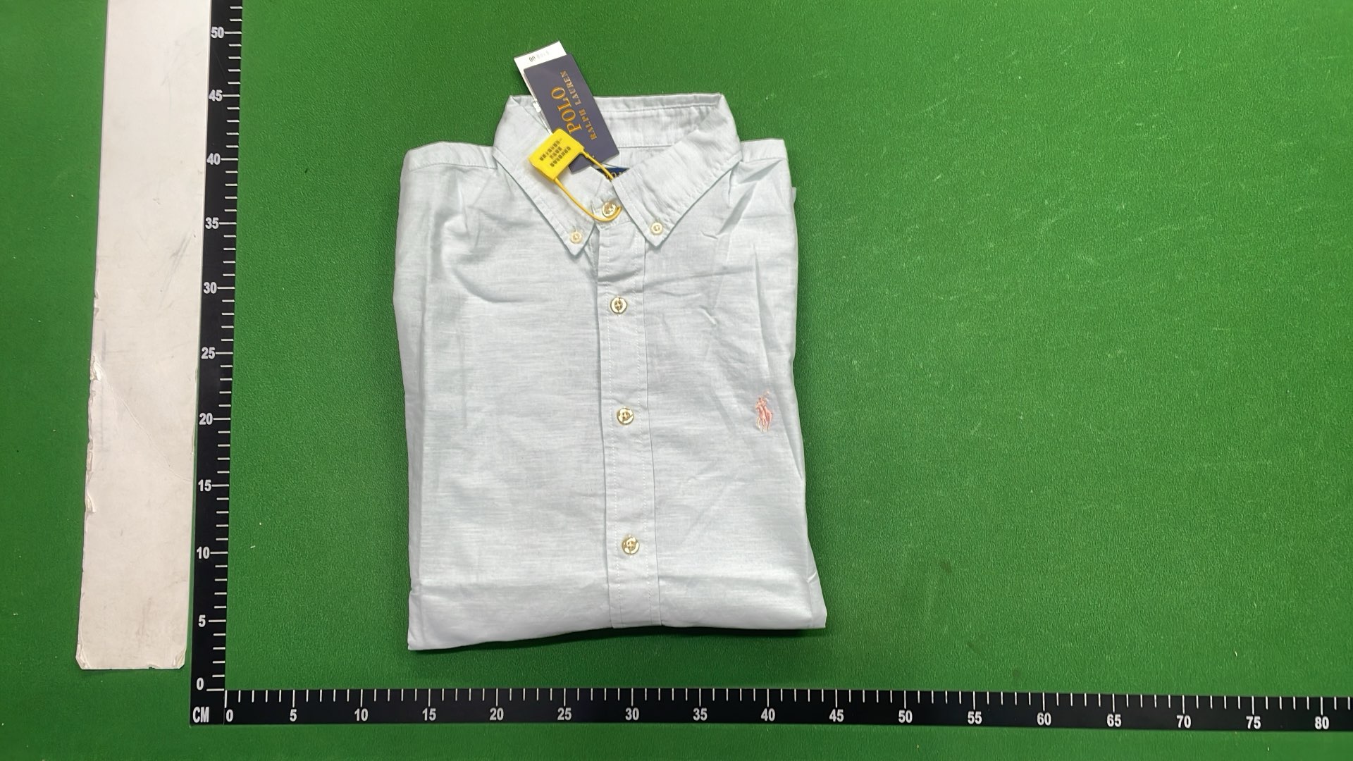 Men's White Button-Down Shirt with Pony Logo