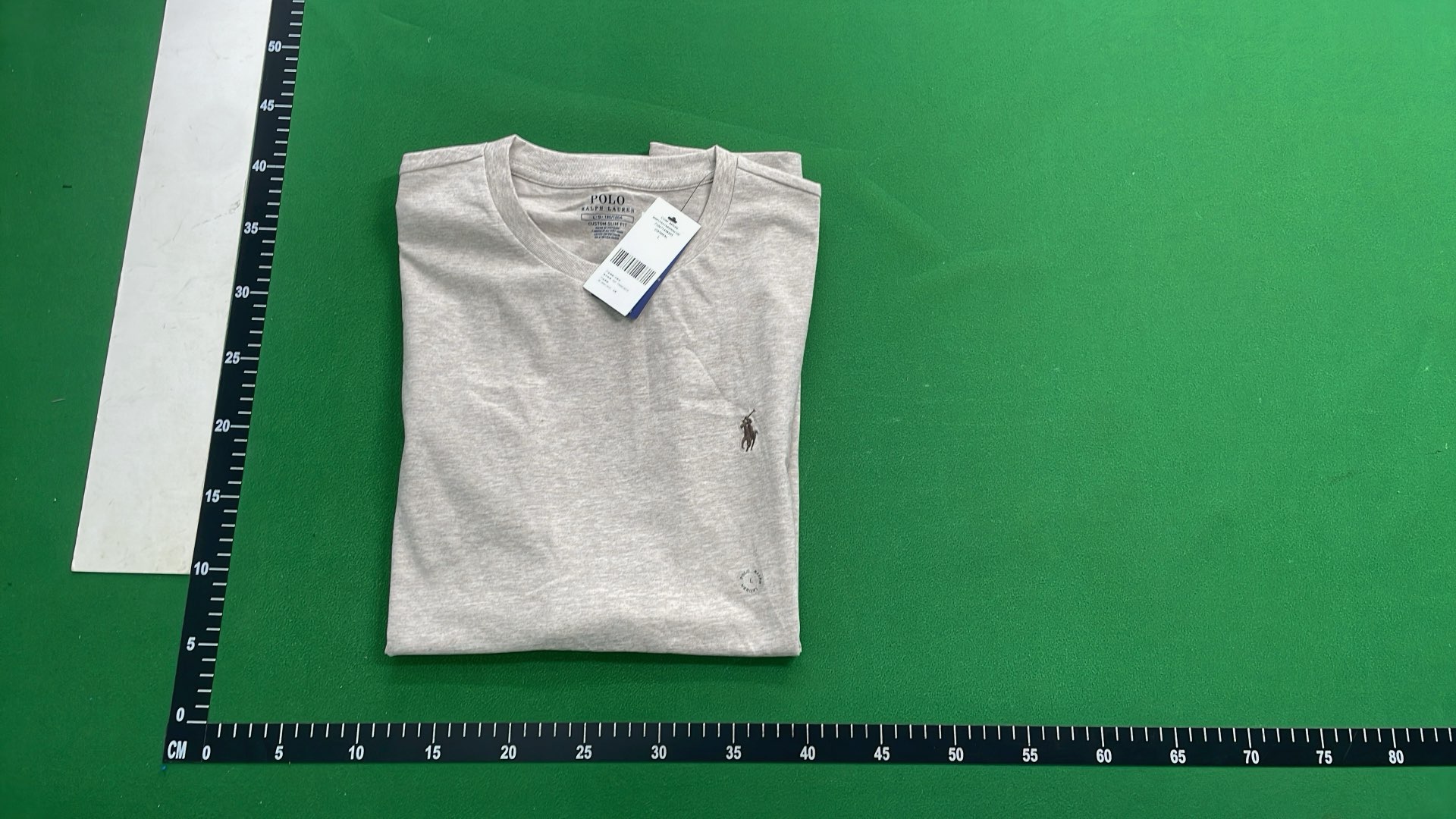 Black Classic Fit T-Shirt with Red Pony Logo