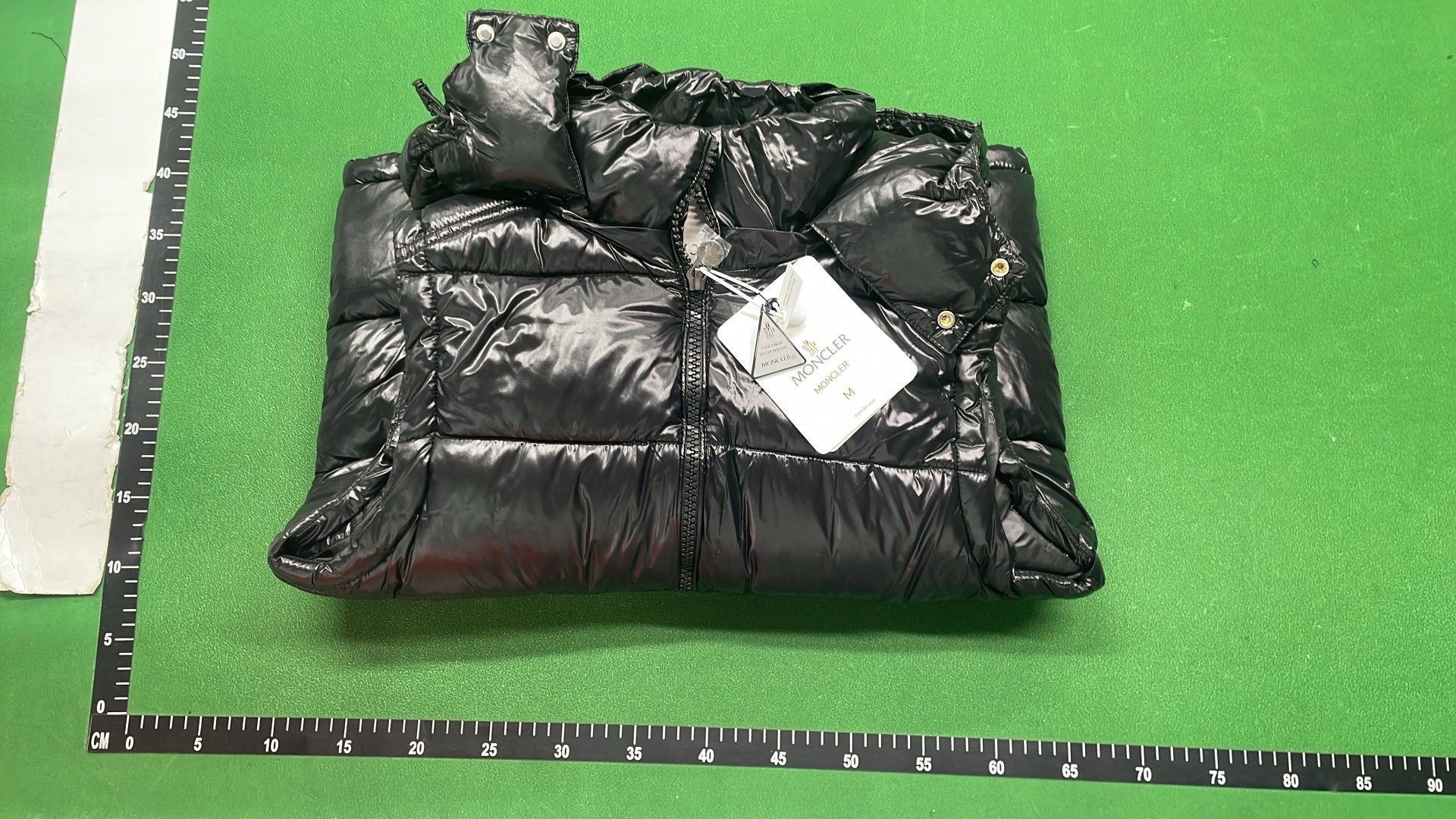 Moncler Black Puffer Vest with Hood