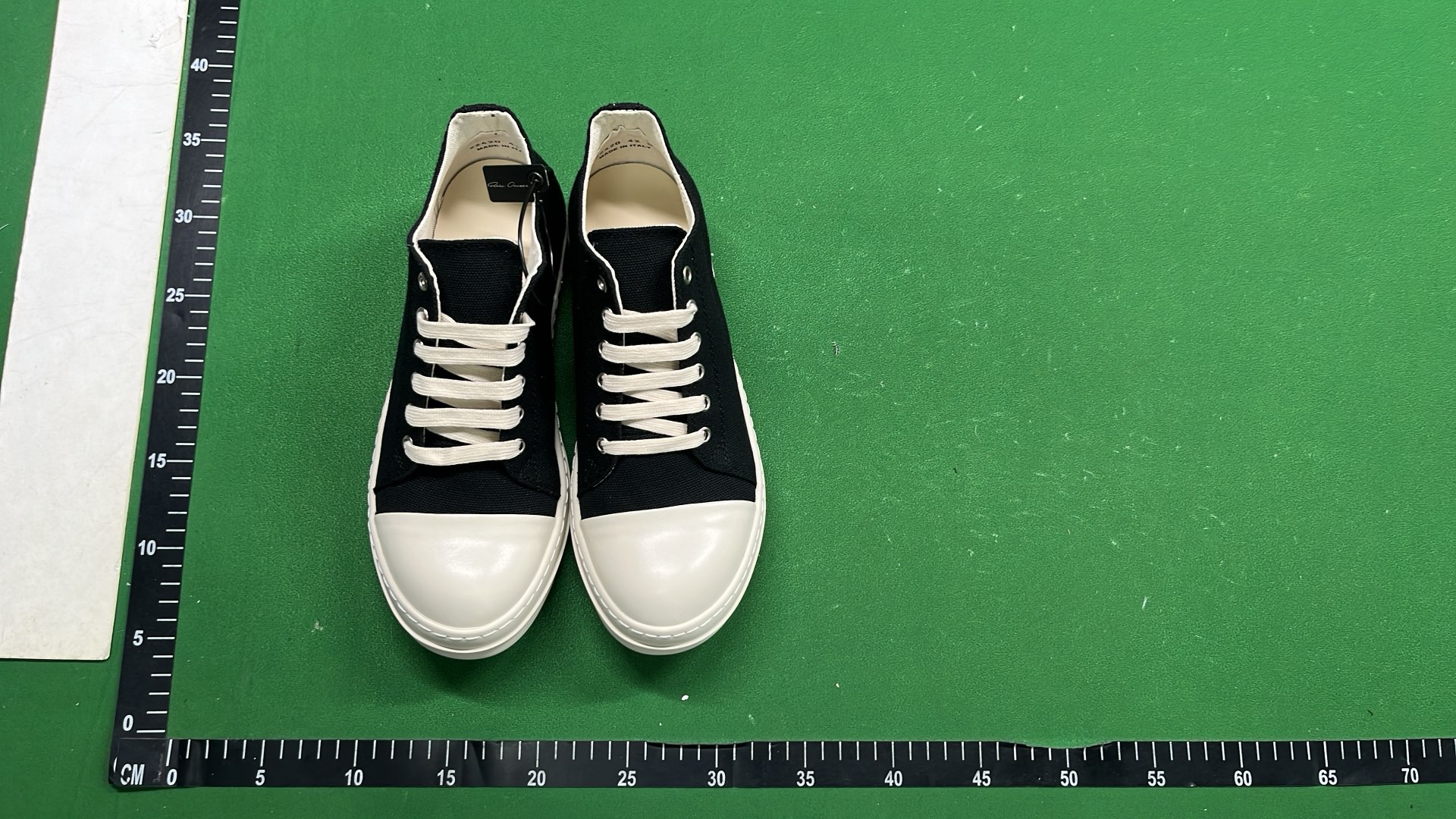 Black Canvas Sneakers with White Sole