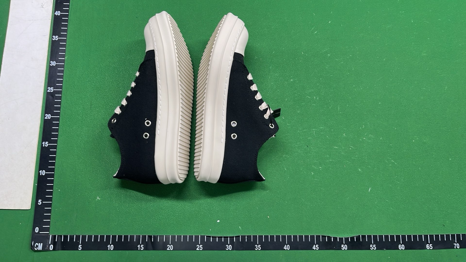 Black Canvas Sneakers with White Sole