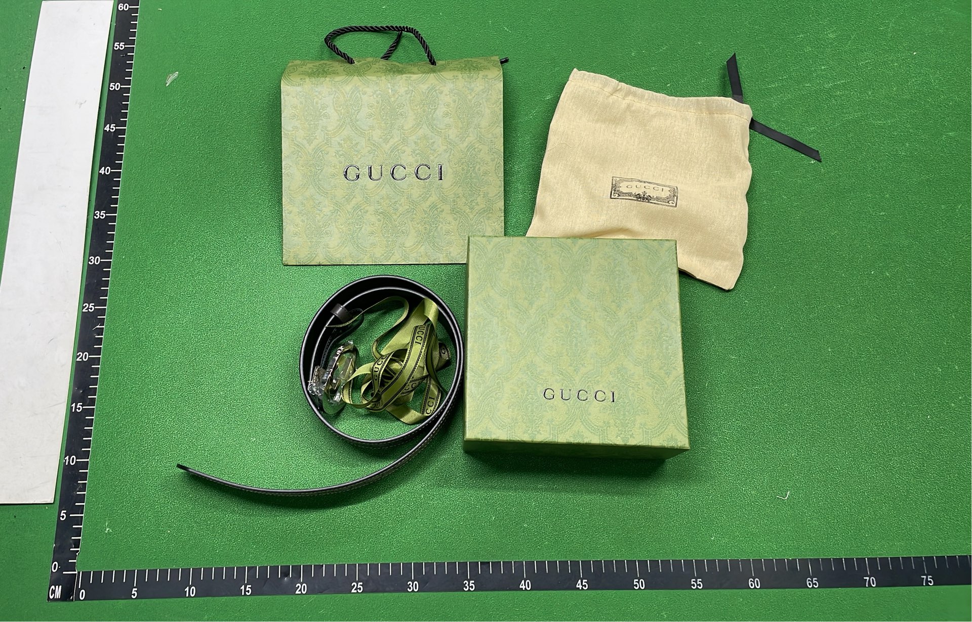 Gucci Interlocking G Belt in Monogram Canvas