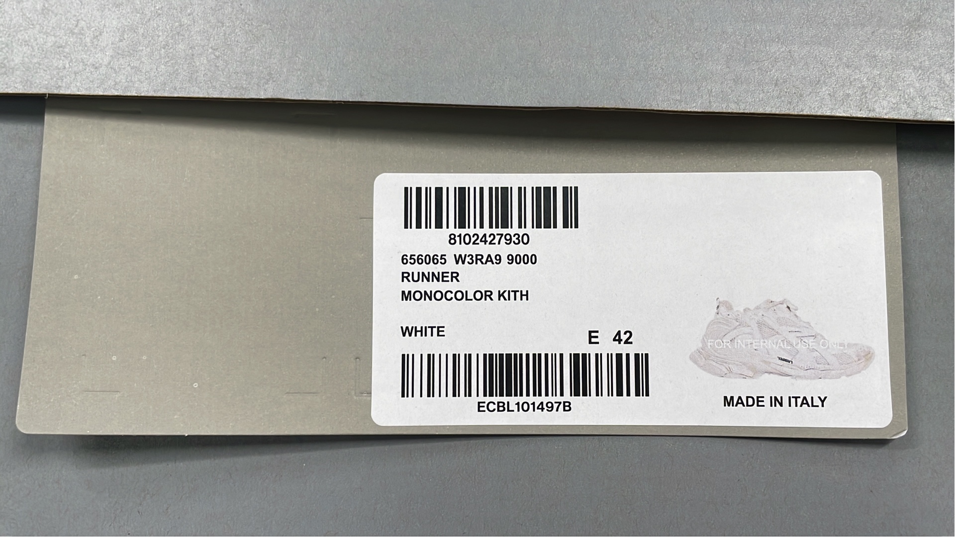 Balenciaga Runner Black/White Sneakers