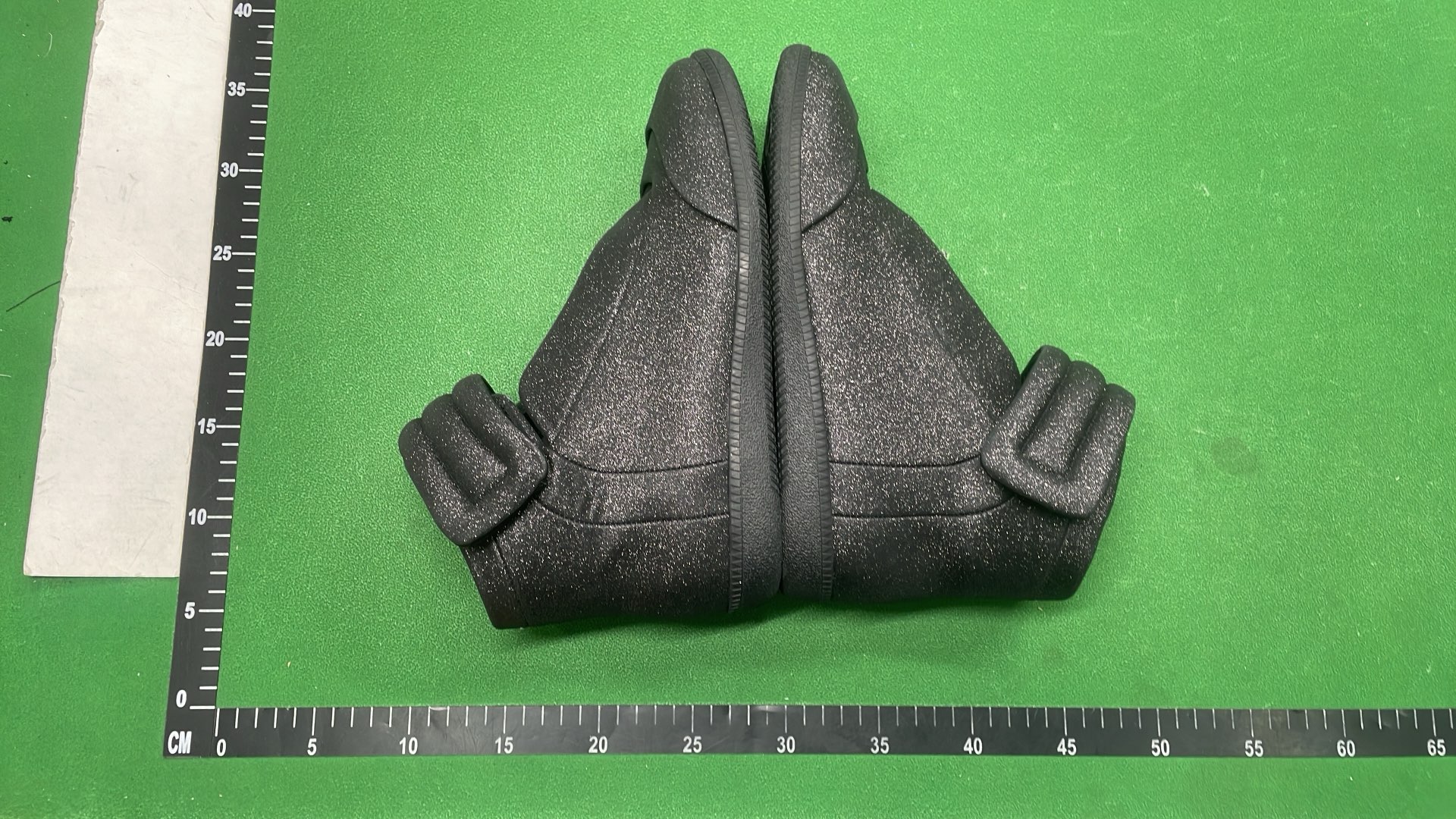 Men's Black and White High-Top Leather Sneakers