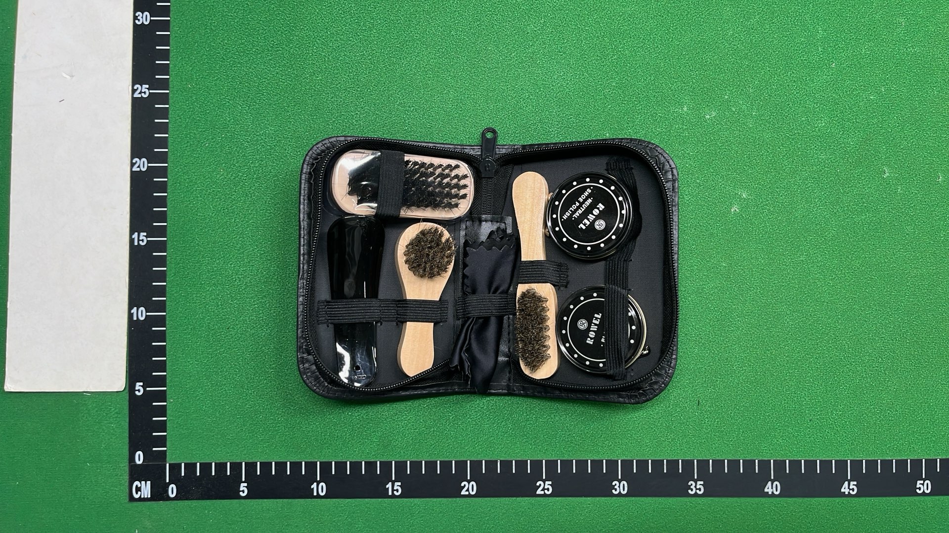 Shoe Care Kit with Brush, Polish, and Cloth