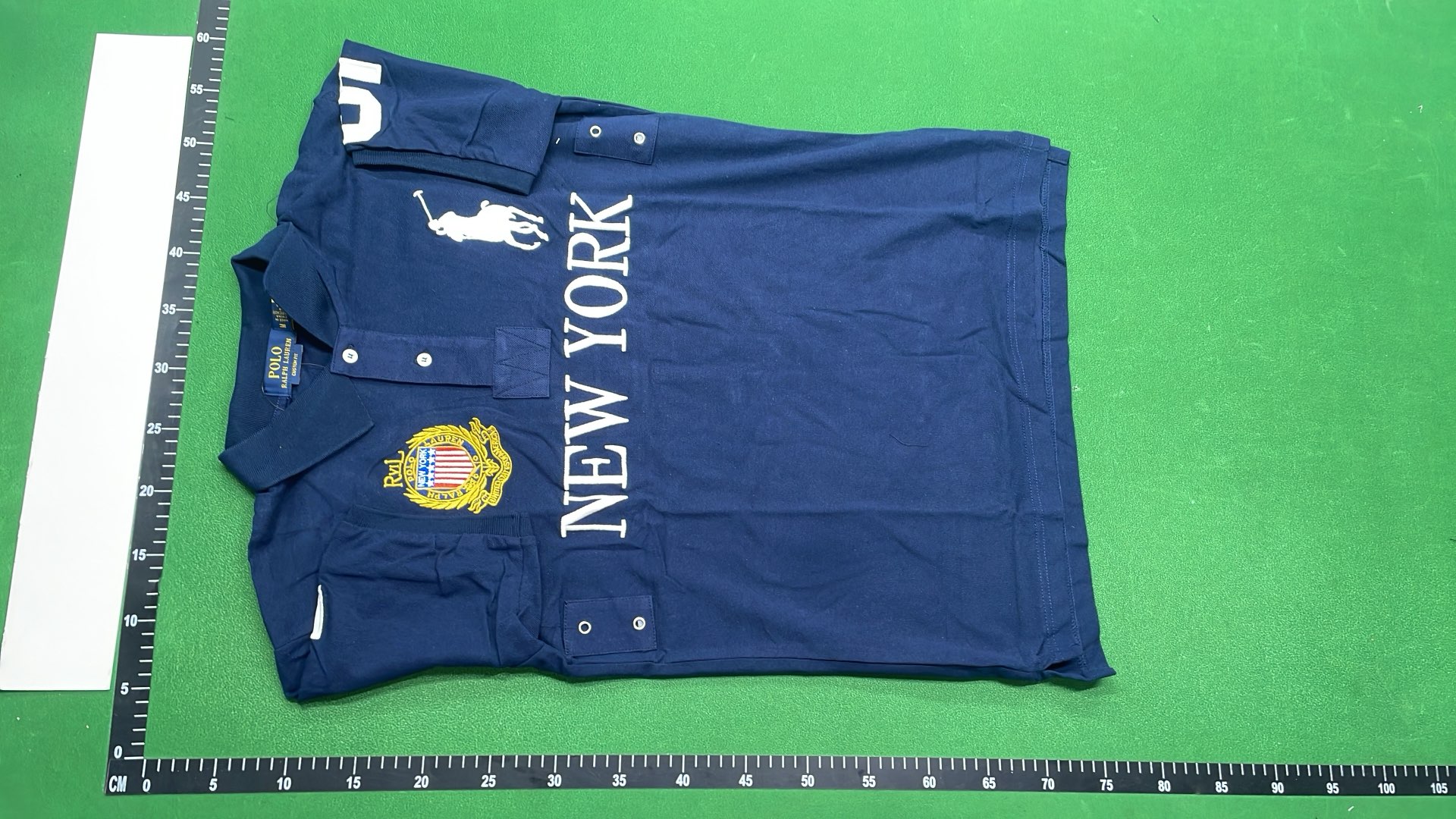 Green Rome Polo Shirt with Pony Logo and Italian Crest