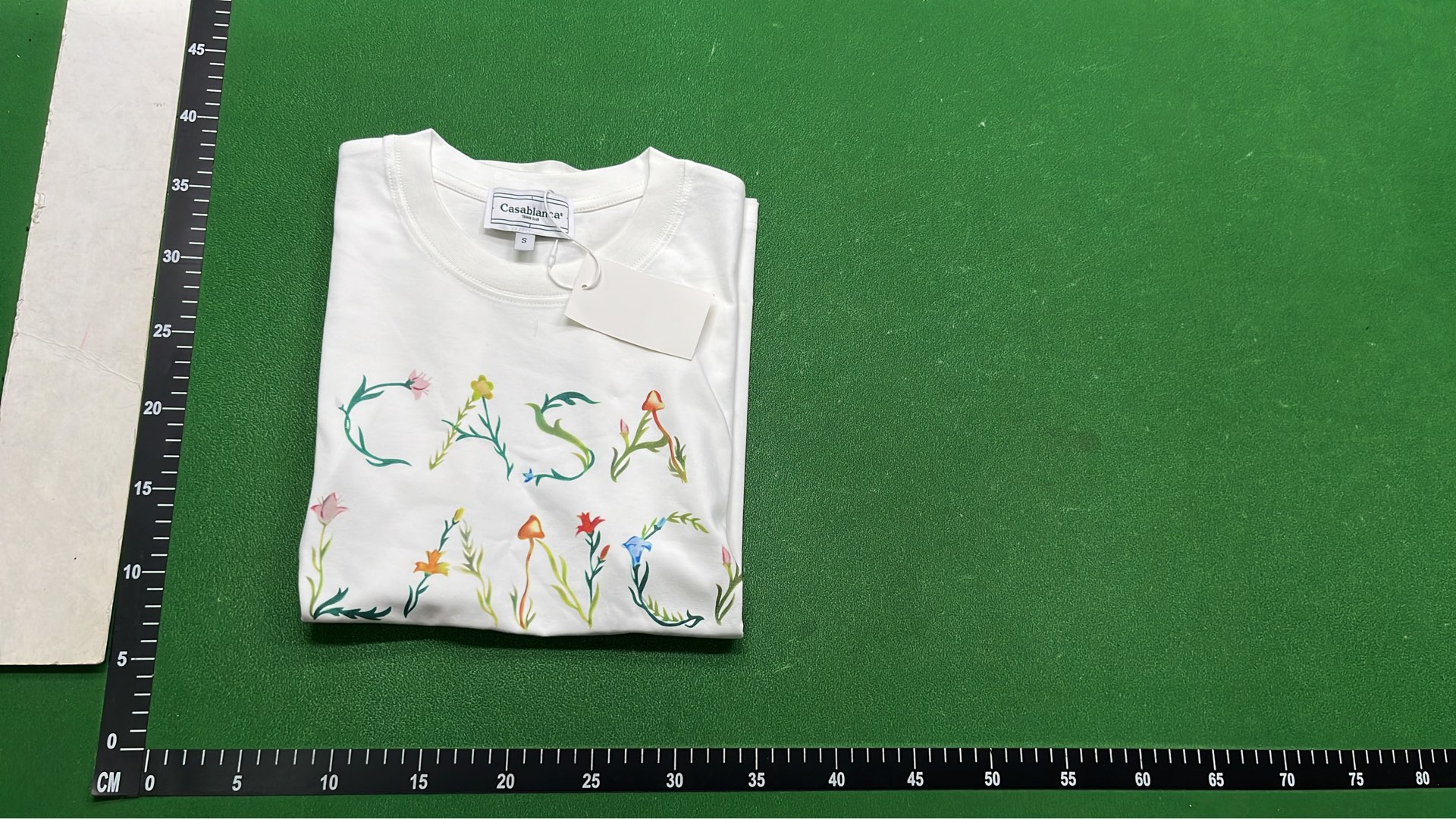 Casa Blanca Floral Embroidered T-Shirt White
