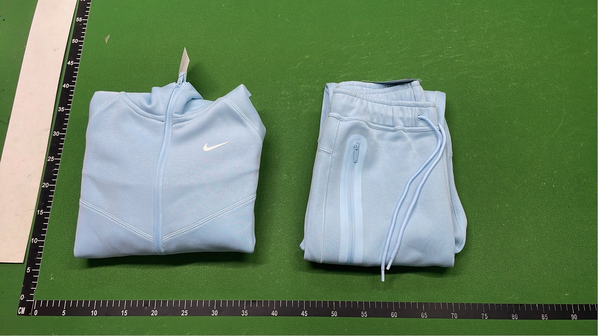 Nike Black Hoodie and Pants Set with Gold Logo