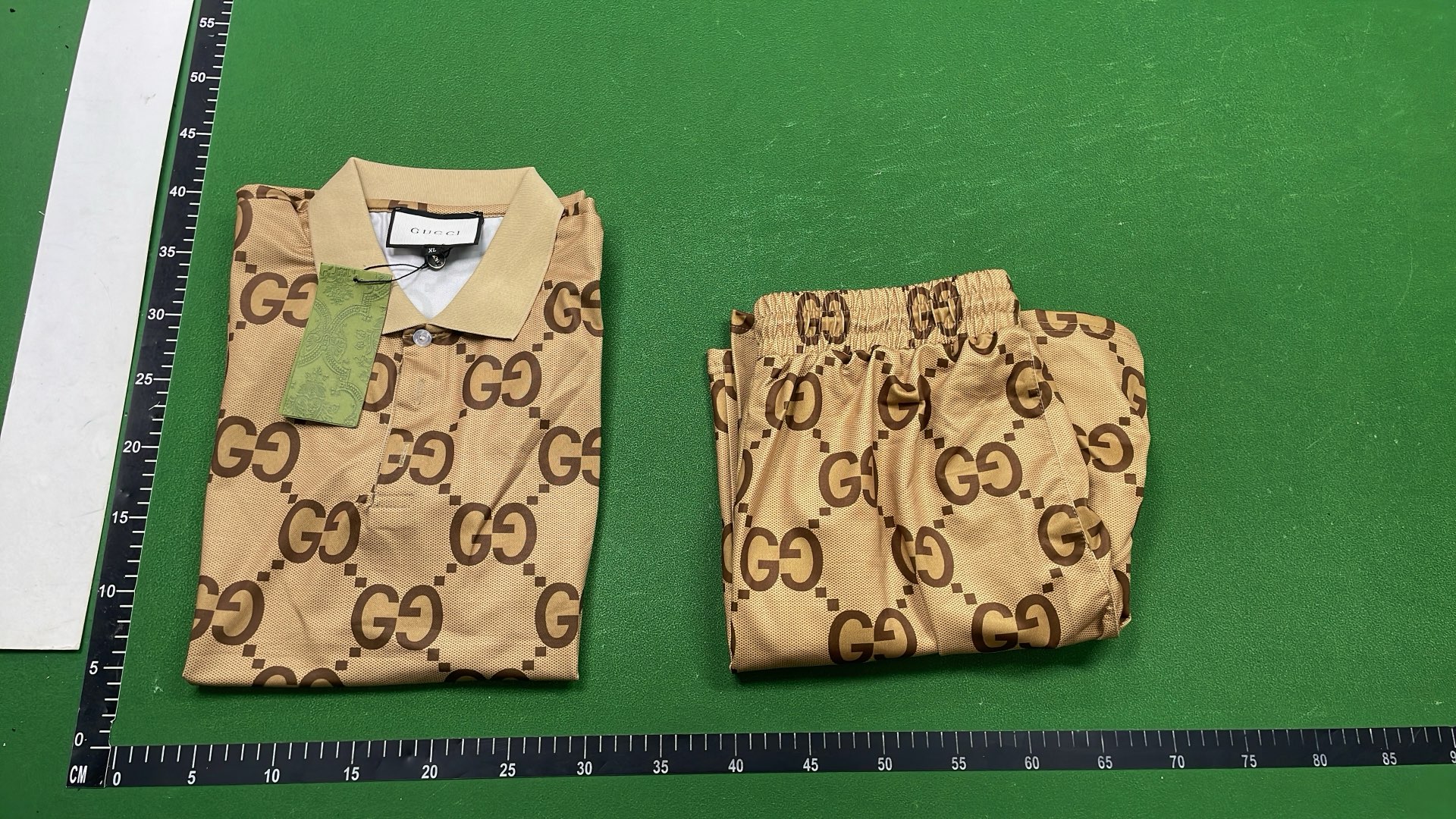 Gucci GG Pattern Polo Shirt and Shorts Set