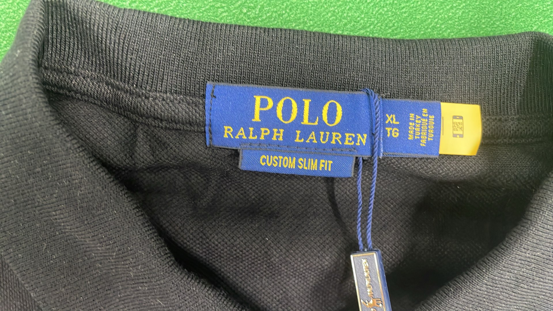 Berlin Edition Black Polo Shirt with German Flag Details
