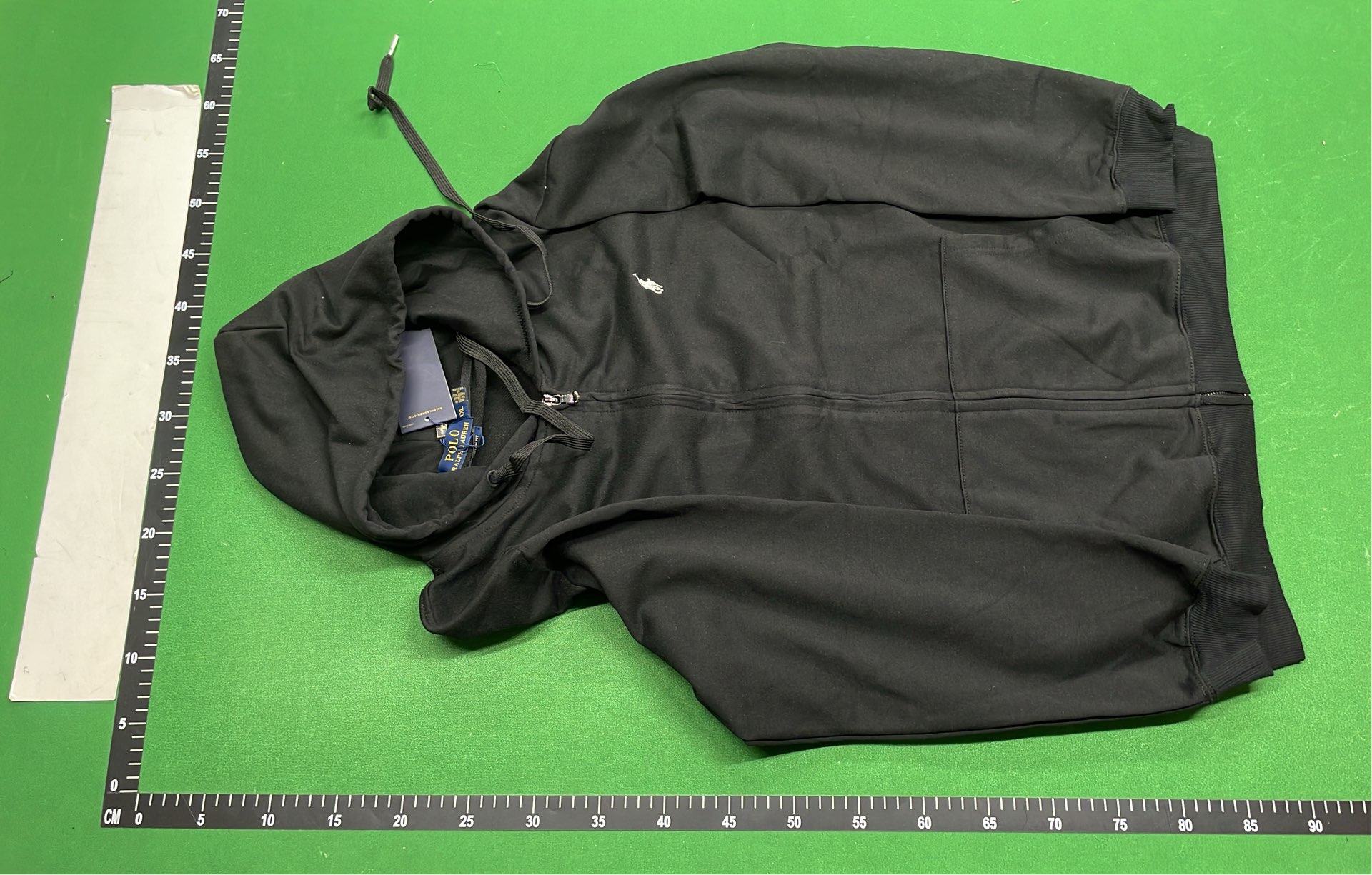 Black Polo Ralph Lauren Hoodie with Embroidered Logo