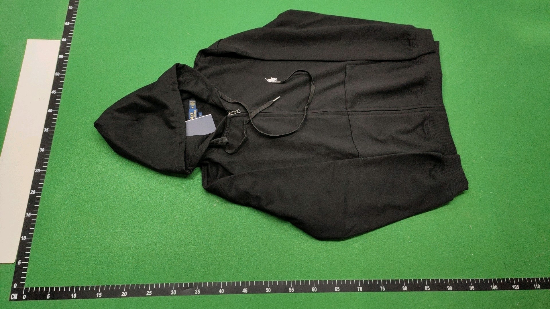 Black Polo Ralph Lauren Hoodie with Pony Logo