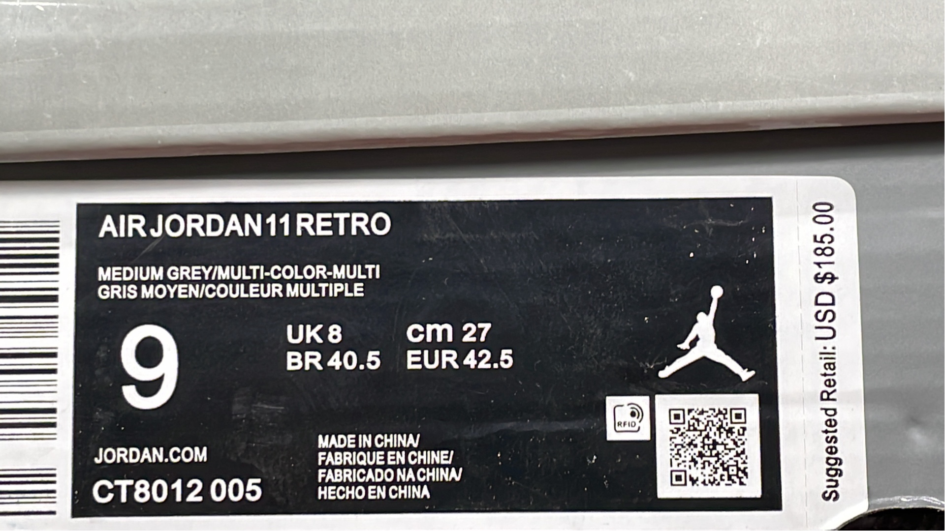Air Jordan 11 Retro White Red Patent Leather