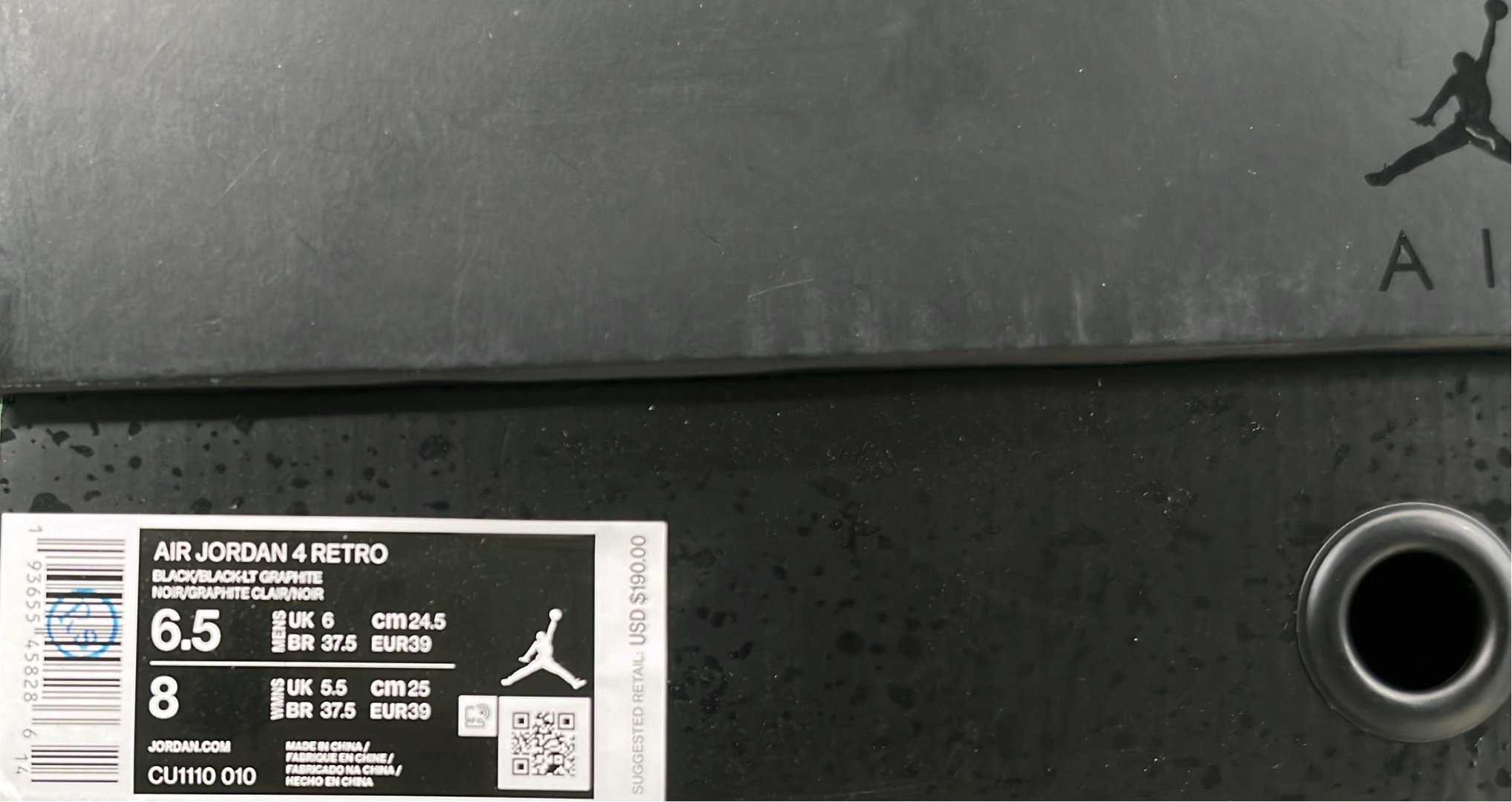 Air Jordan 4 Retro Black Red
