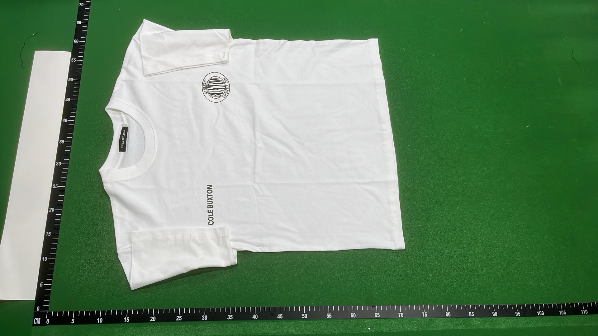 Cole Buxton Navy T-Shirt with CB Logo and Signature Design