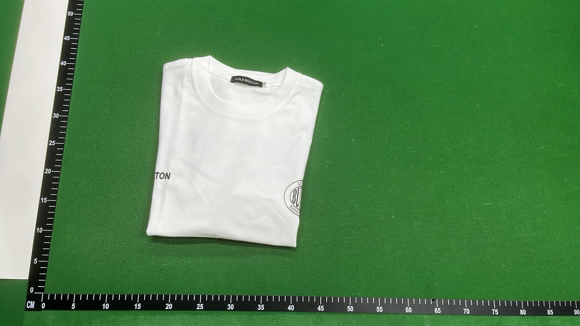 Cole Buxton Navy T-Shirt with CB Logo and Signature Design