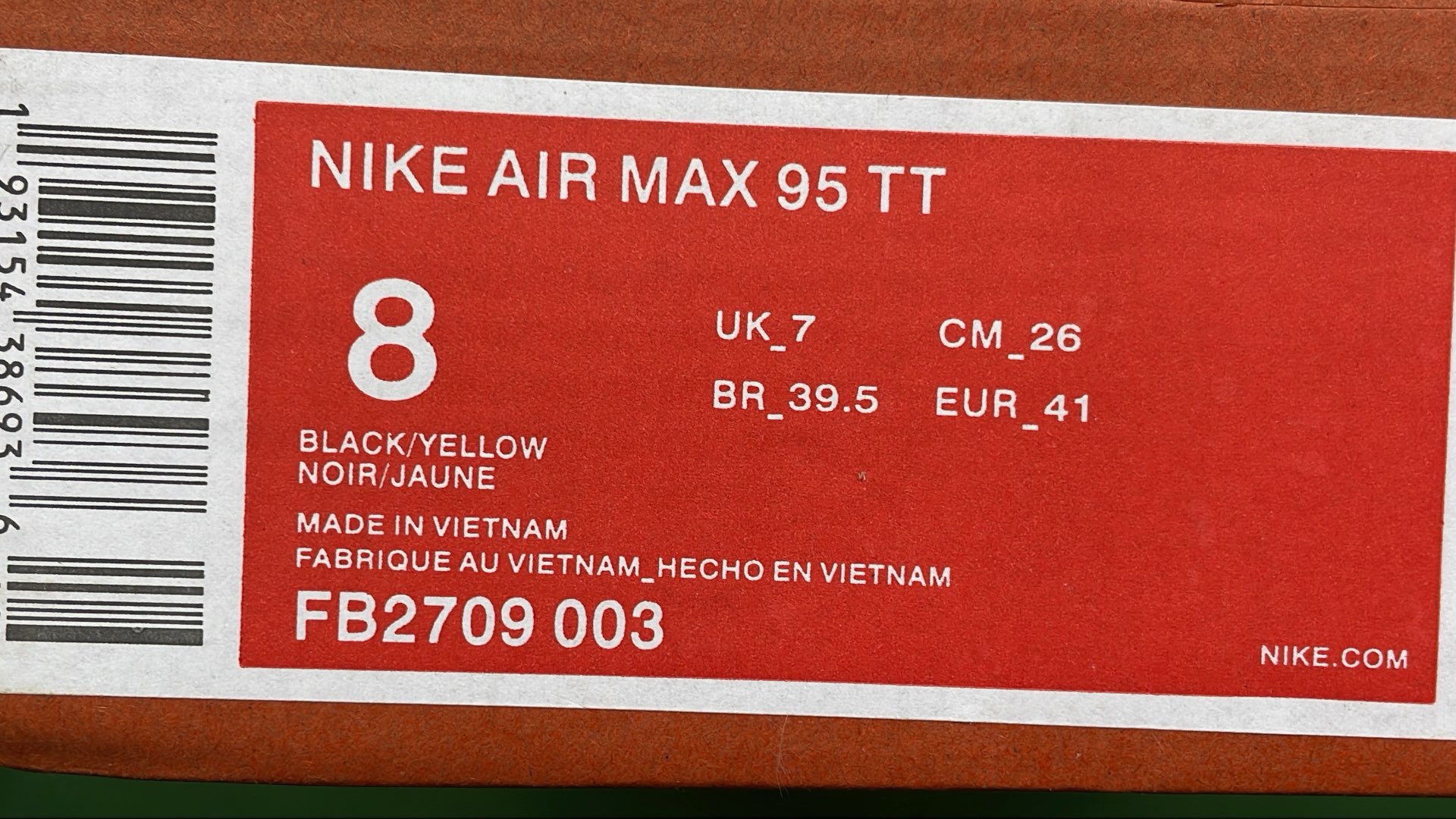 Nike Air Max 95 All Black Sneakers