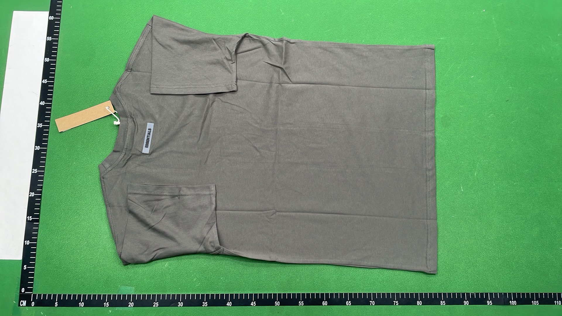 Essentials Black T-Shirt with Subtle Logo Print