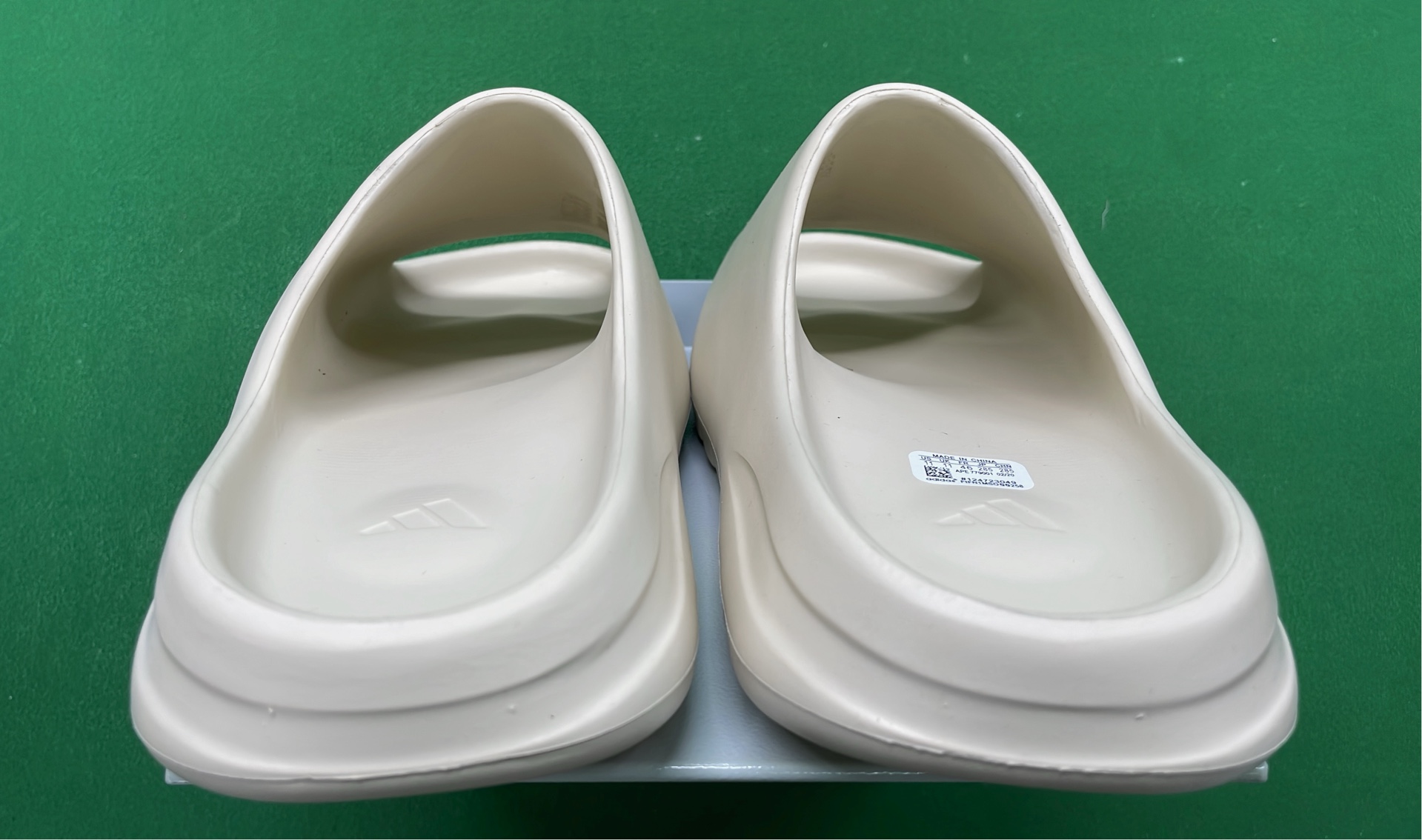Adidas Yeezy Slide Sandals in Beige and Brown