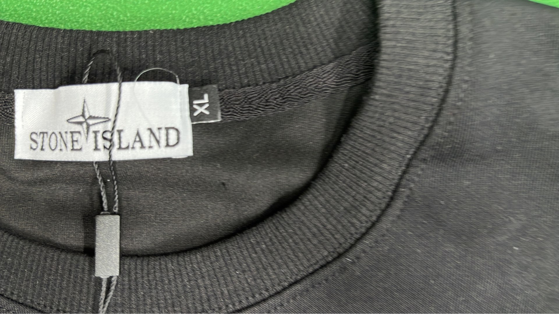 Stone Island Black Hoodie and Pants Set