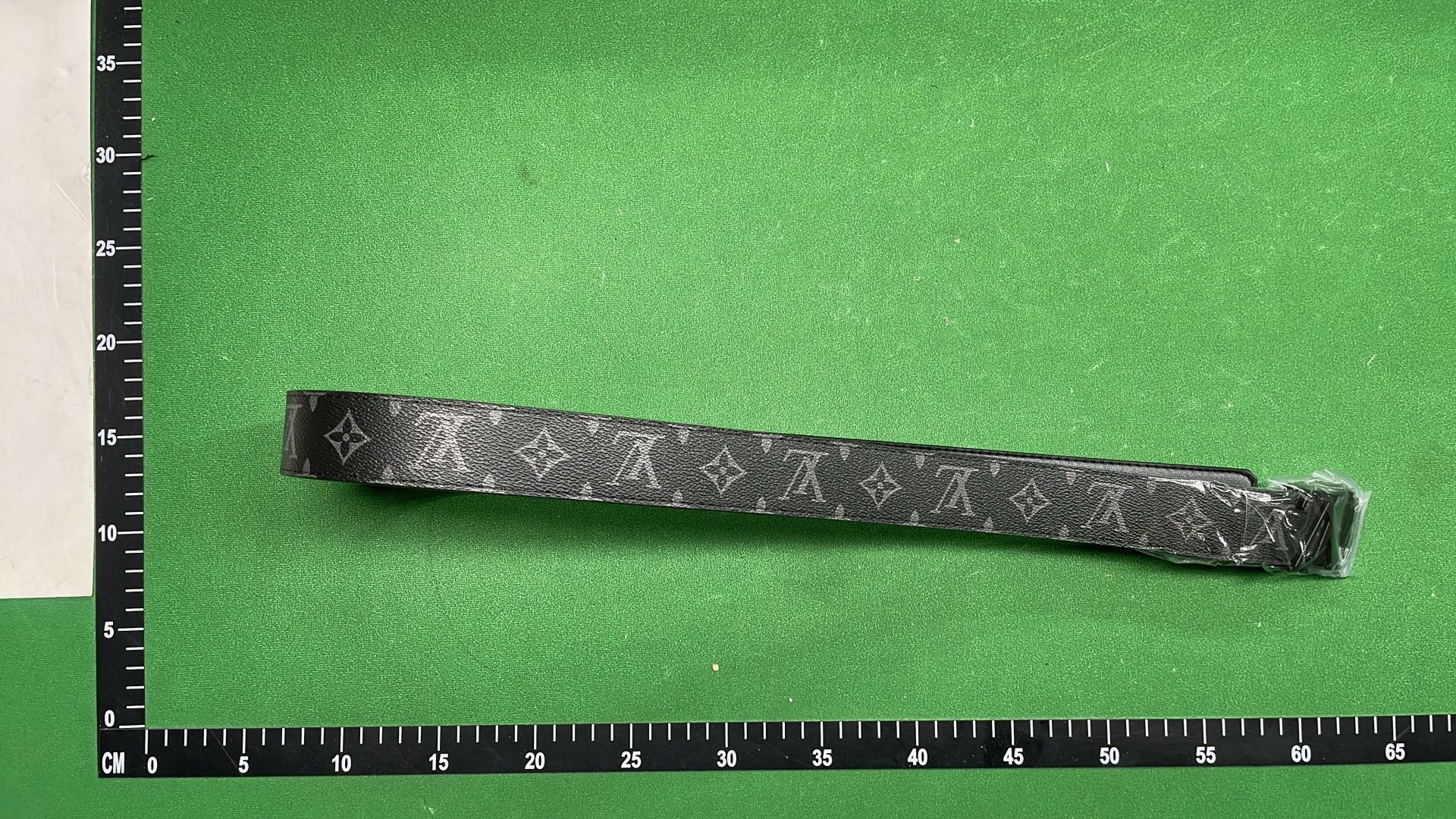 LV Monogram Belt with Gold Buckle