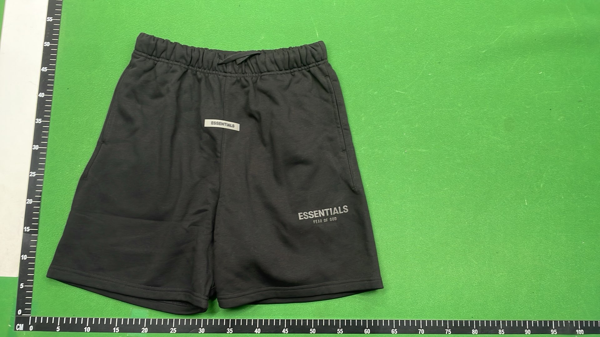 ESSENTIALS Gray Drawstring Shorts for Men