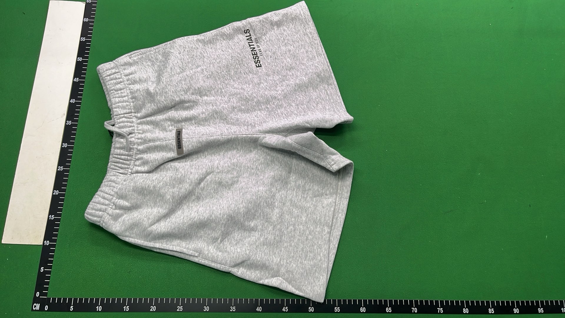 ESSENTIALS Gray Drawstring Shorts for Men