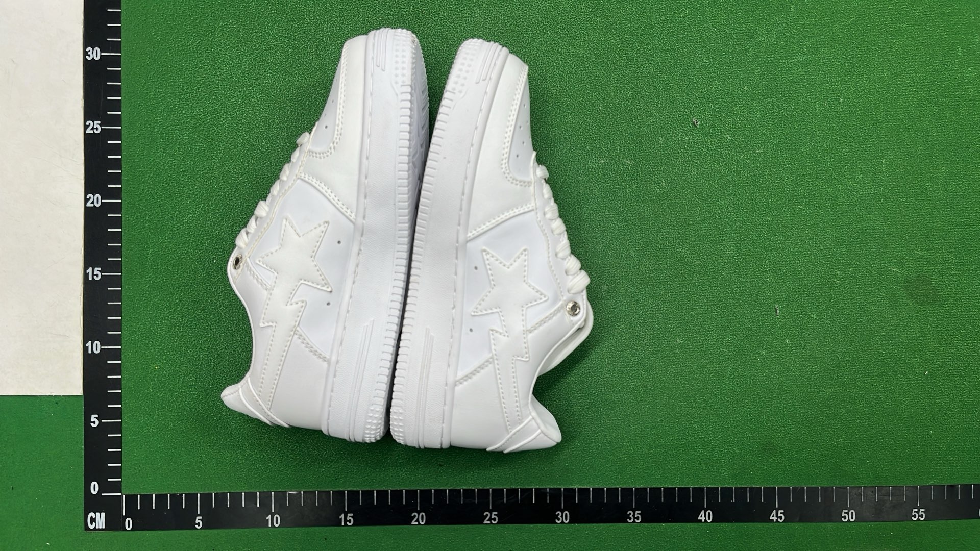 BAPE Black and White Star Logo Sneakers