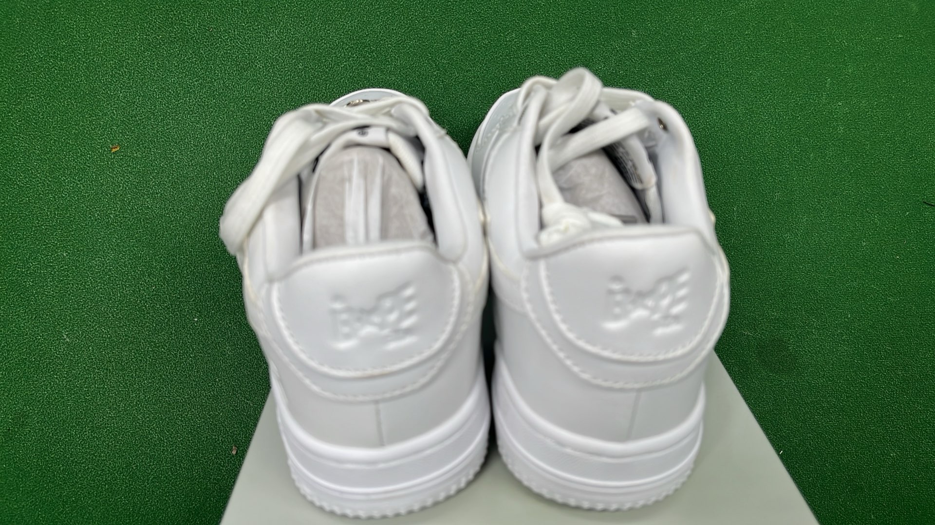 BAPE Black and White Star Logo Sneakers