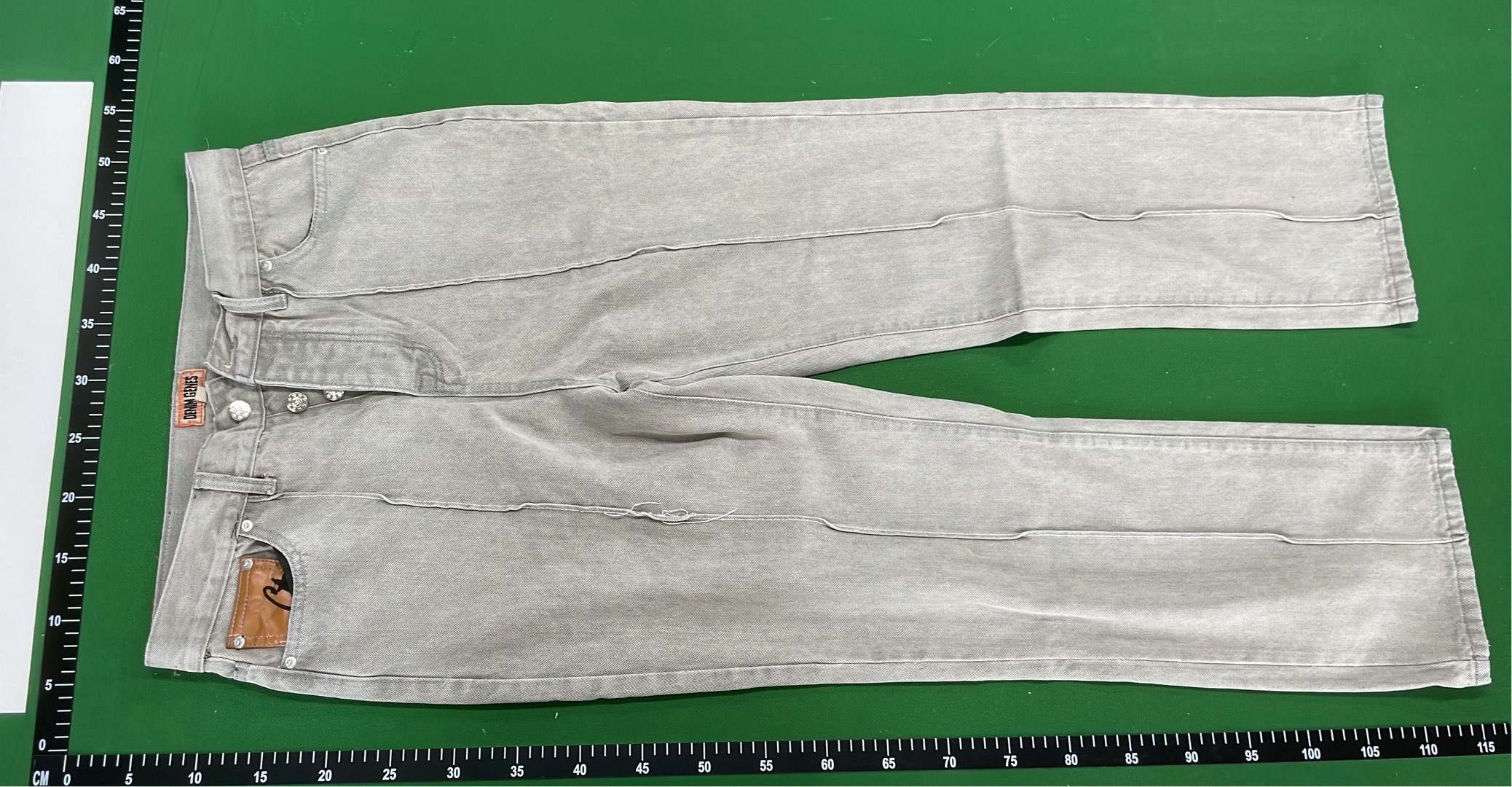 Men's Denim Shorts with Star Patch Design