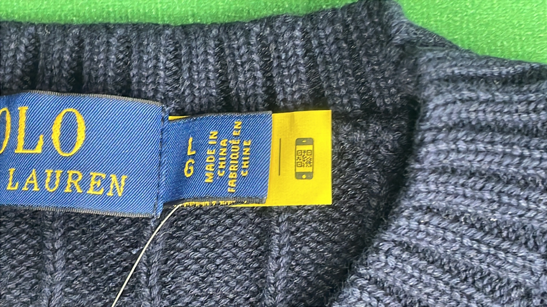 Men's Green Cable Knit Sweater - Autumn Winter Collection