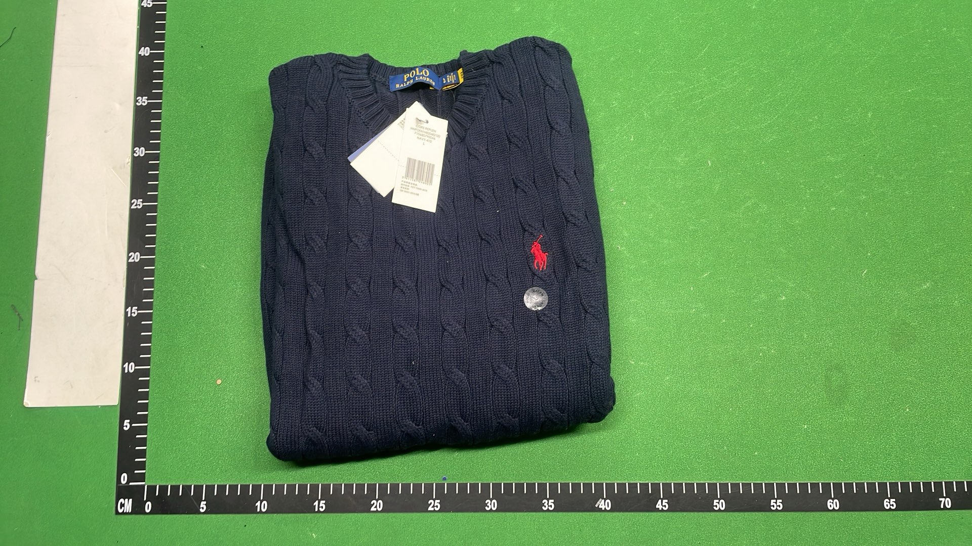 Men's Green Cable Knit Sweater - Autumn Winter Collection