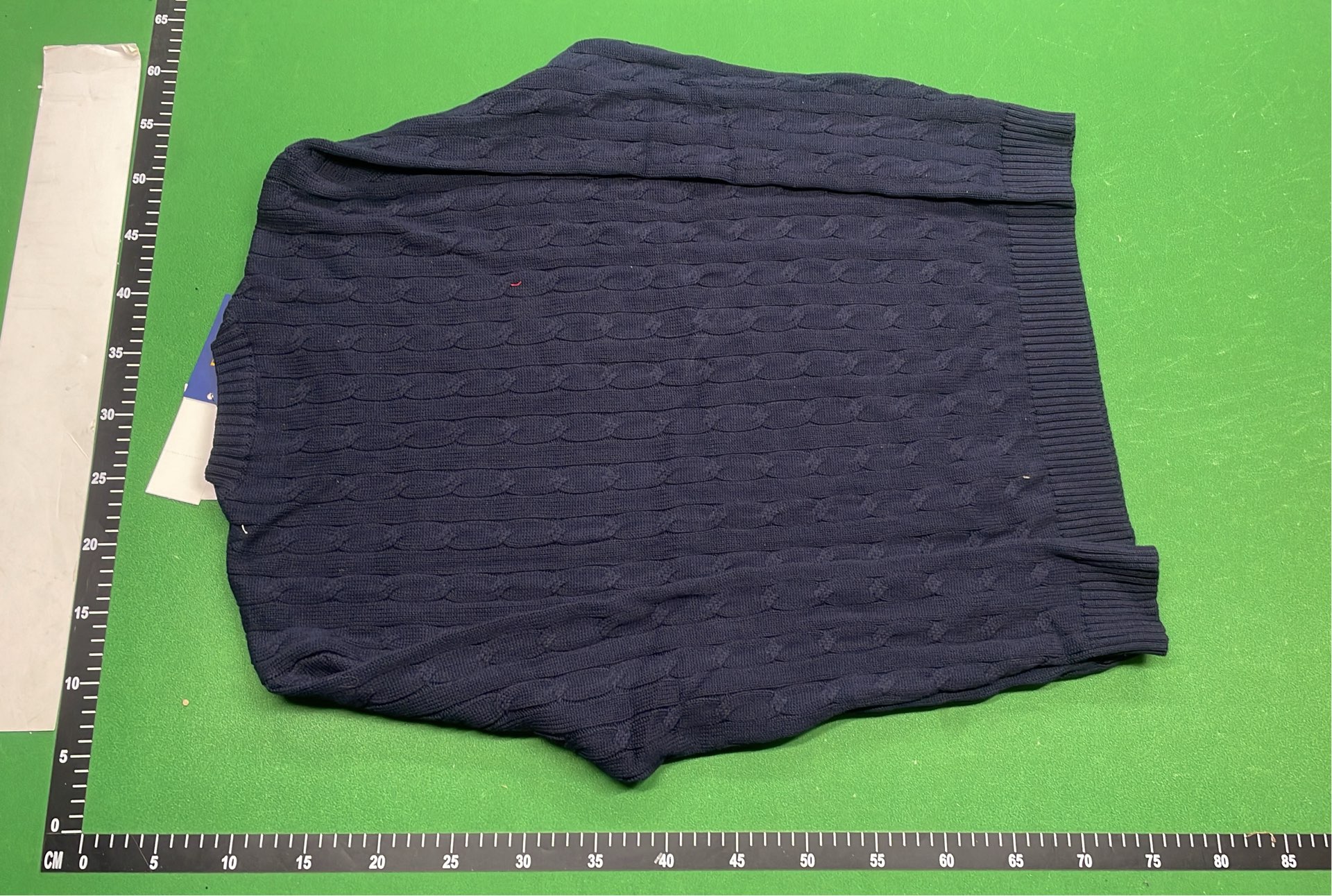 Men's Green Cable Knit Sweater - Autumn Winter Collection